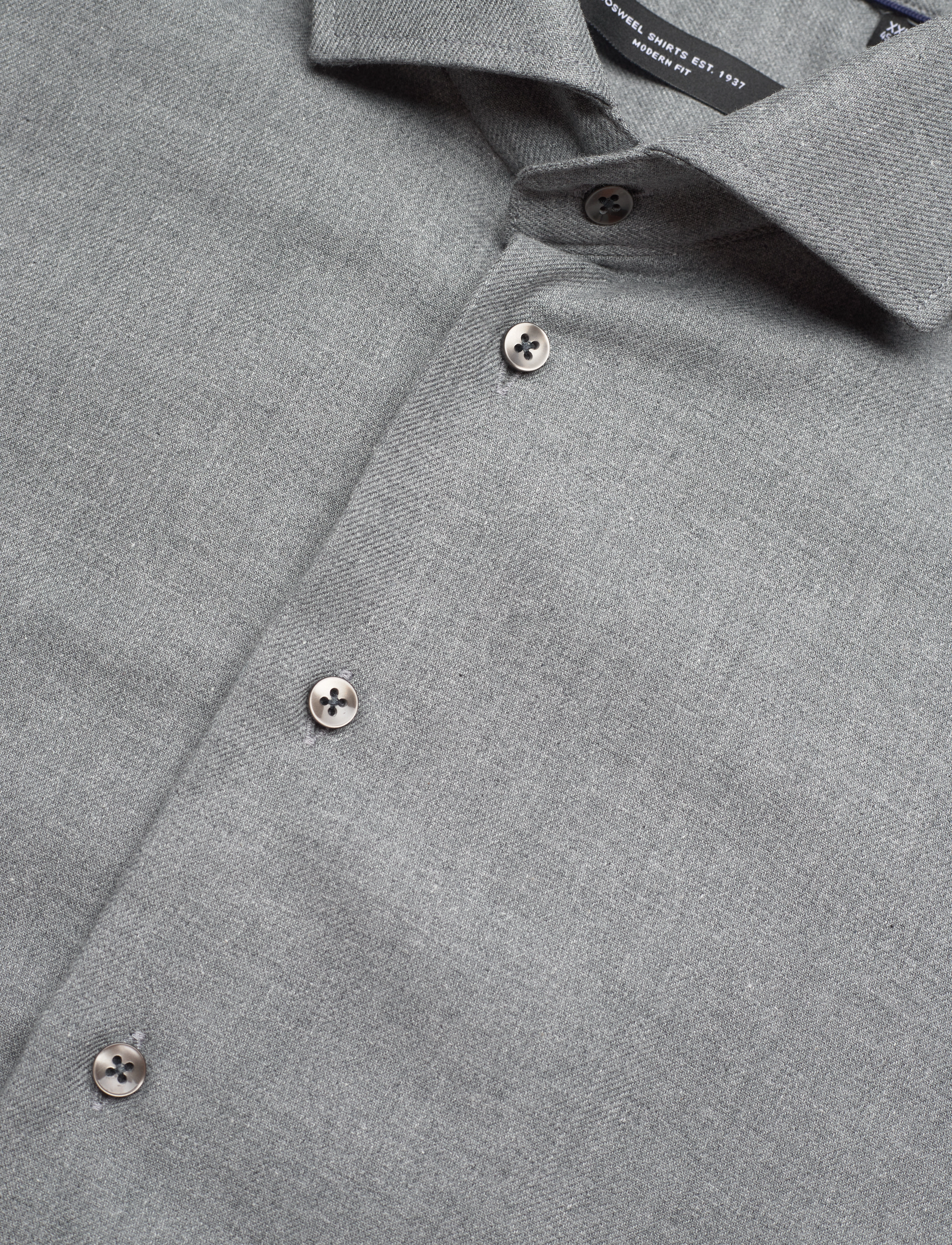 Bosweel Shirts Est. 1937 - Regular fit Mens shirt - grey - 3