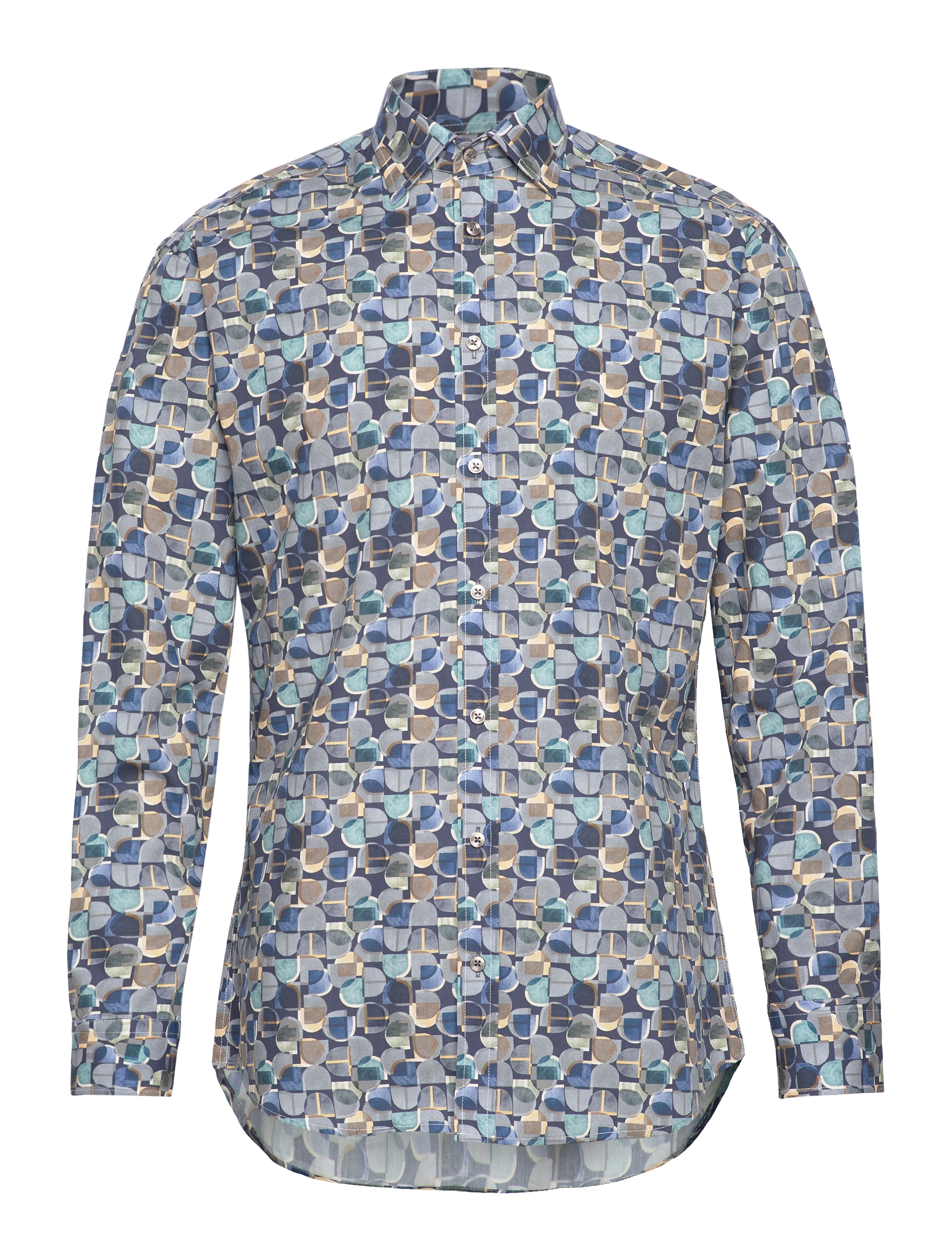 BOSWEEL Hemden EST. 1937 Regular Fit Mens Shirt Blau - 46 - Herren
