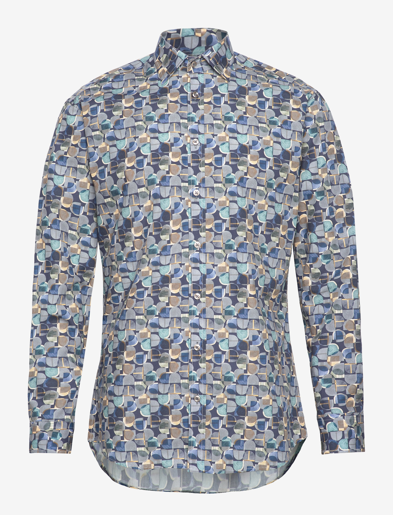 Bosweel Shirts Est. 1937 - Regular fit Mens shirt - mænd - blue - 0
