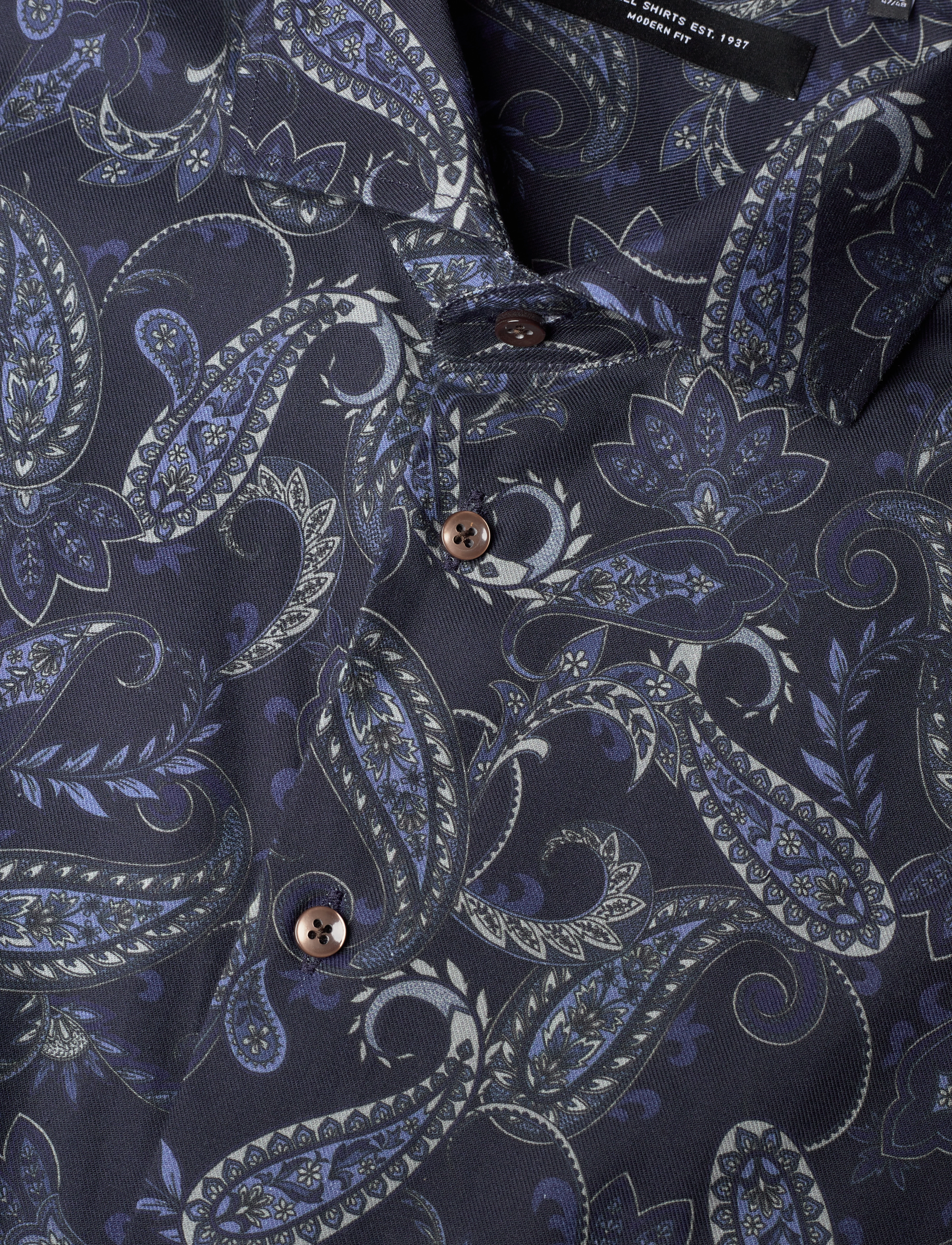Bosweel Shirts Est. 1937 - Regular fit Mens shirt - dark blue - 3