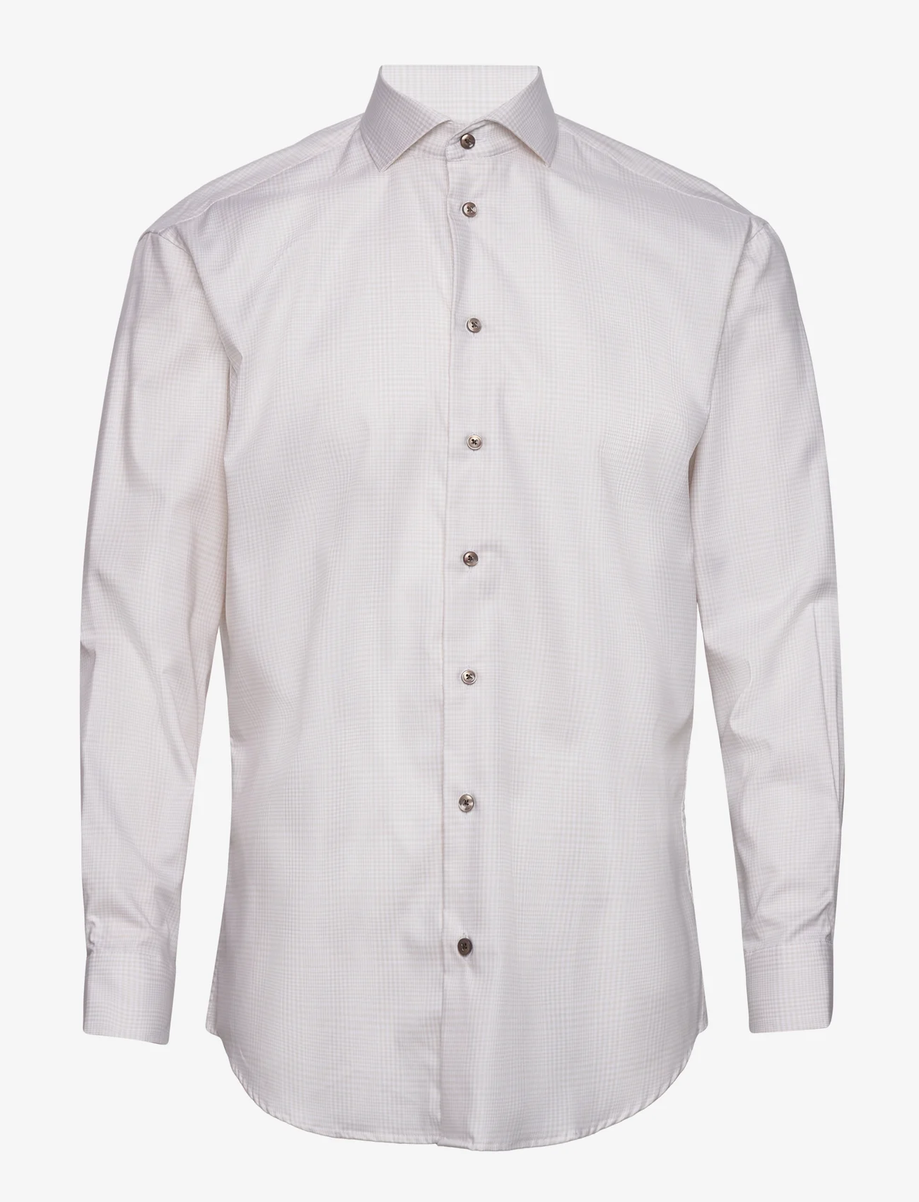 Bosweel Shirts Est. 1937 - Regular fit Mens shirt - languoti marškiniai - cream - 0