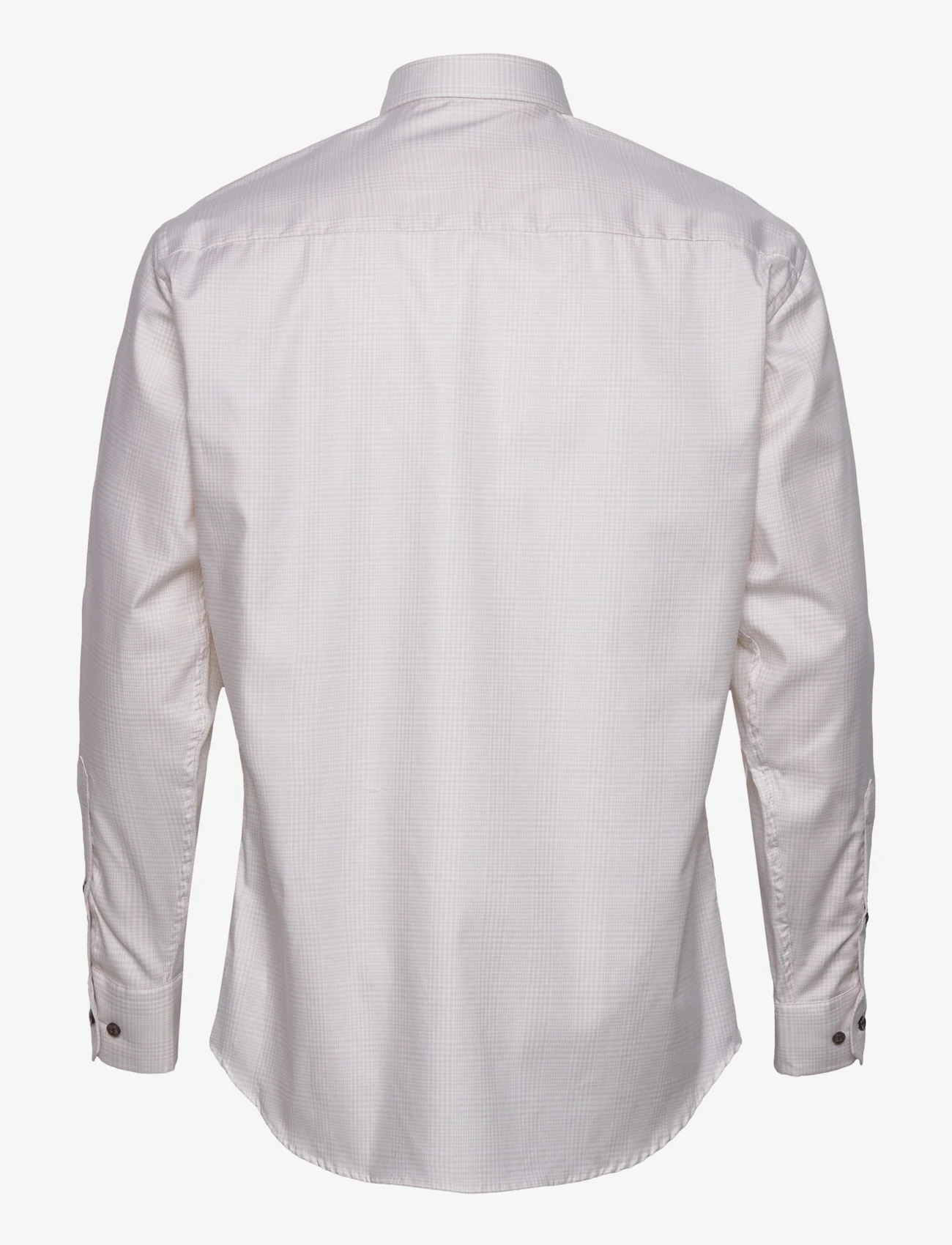 Bosweel Shirts Est. 1937 - Regular fit Mens shirt - rutede skjorter - cream - 1