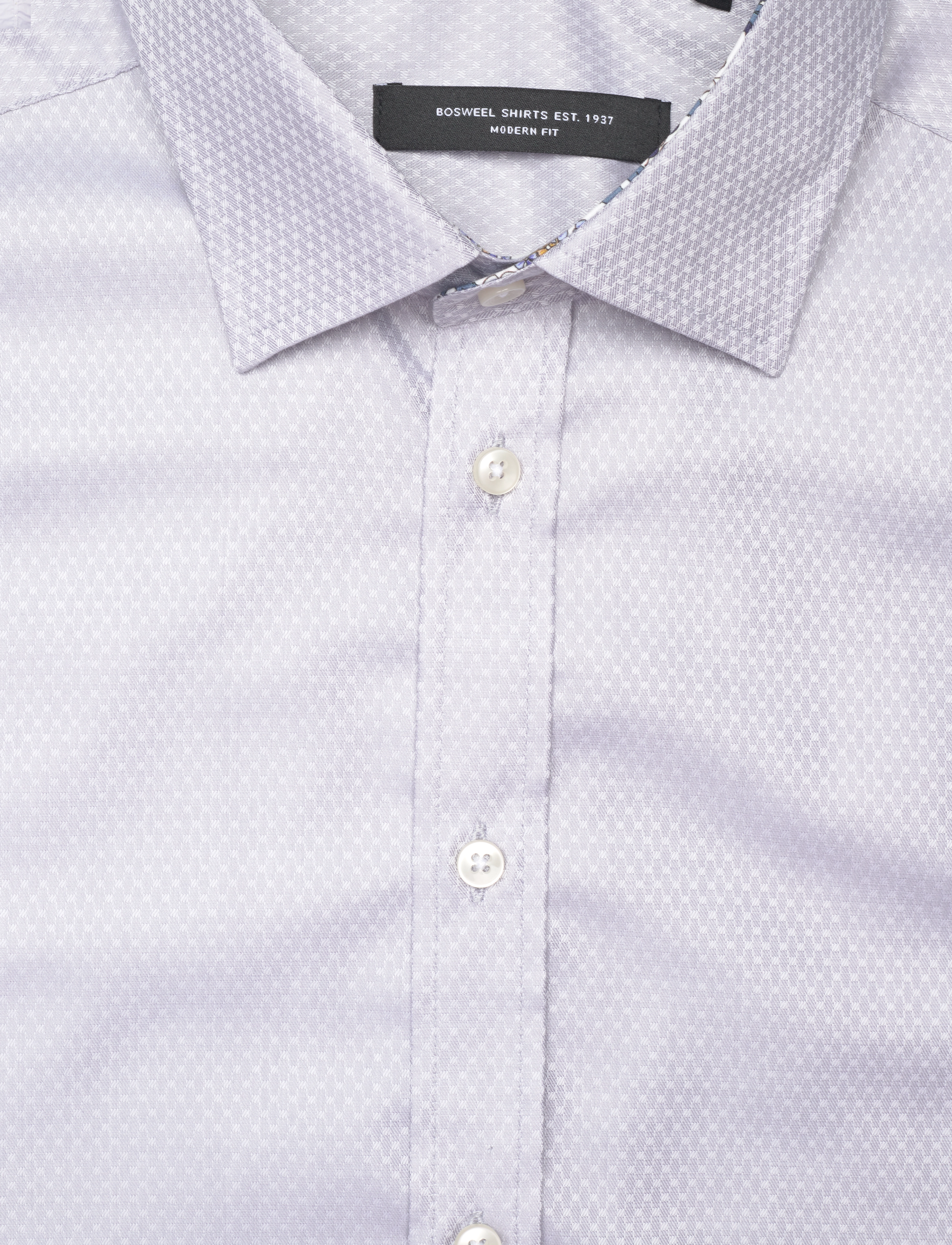 Bosweel Shirts Est. 1937 - Regular fit Mens shirt - grey - 2