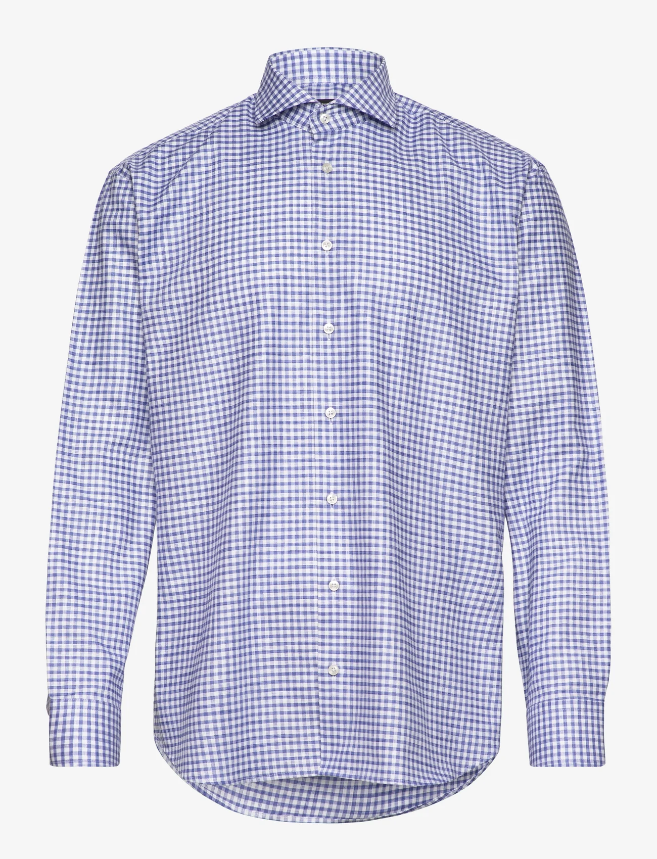Bosweel Shirts Est. 1937 - Regular fit Mens shirt - geruite overhemden - blue - 0