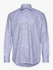 Bosweel Shirts Est. 1937 - Regular fit Mens shirt - rutiga skjortor - blue - 0