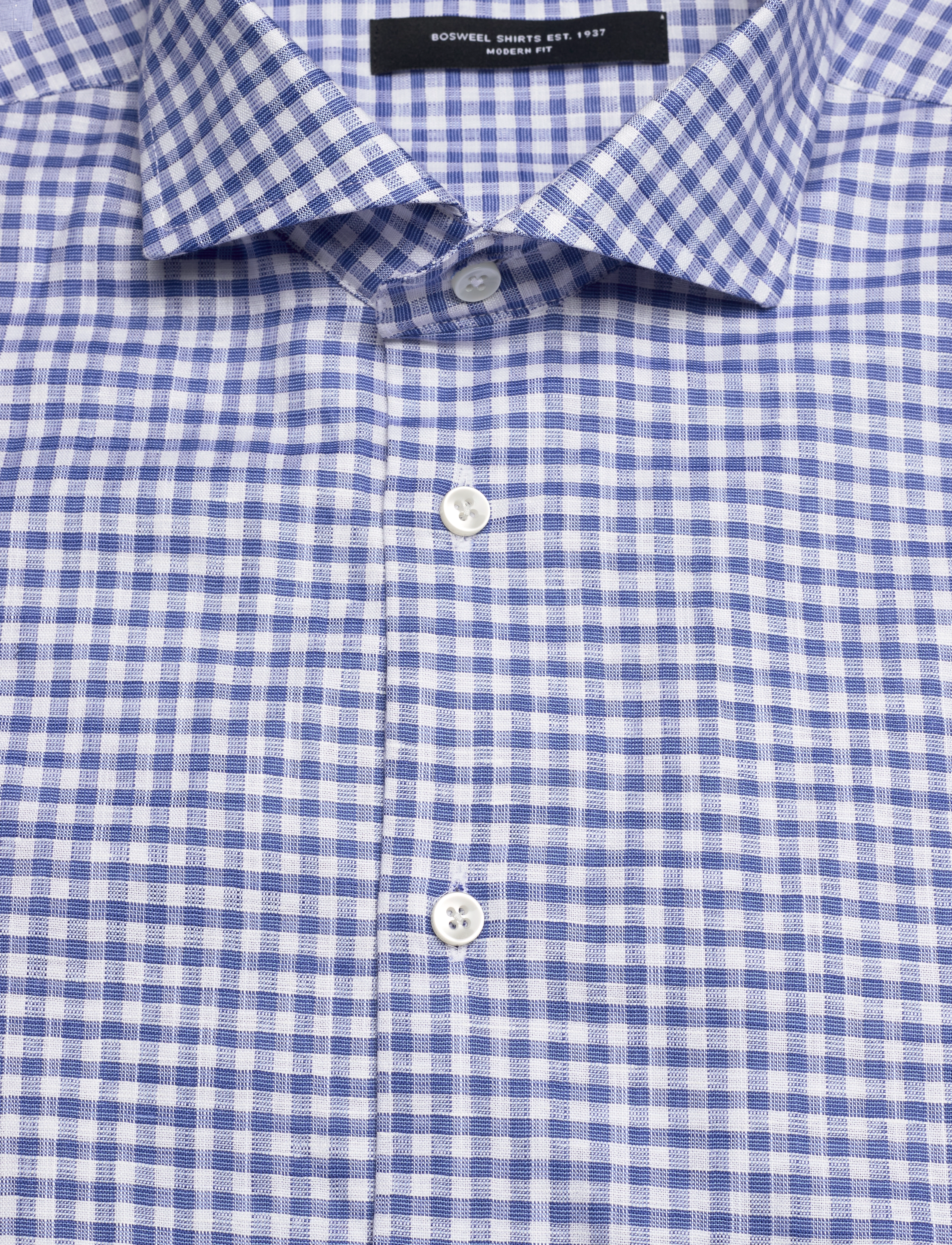 Bosweel Shirts Est. 1937 - Regular fit Mens shirt - blue - 2
