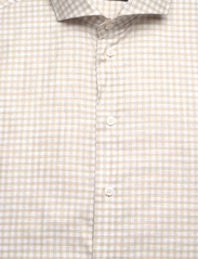 Bosweel Shirts Est. 1937 - Regular fit Mens shirt - rutede skjorter - cream - 2