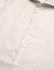 Bosweel Shirts Est. 1937 - Regular fit Mens shirt - rutede skjorter - cream - 3
