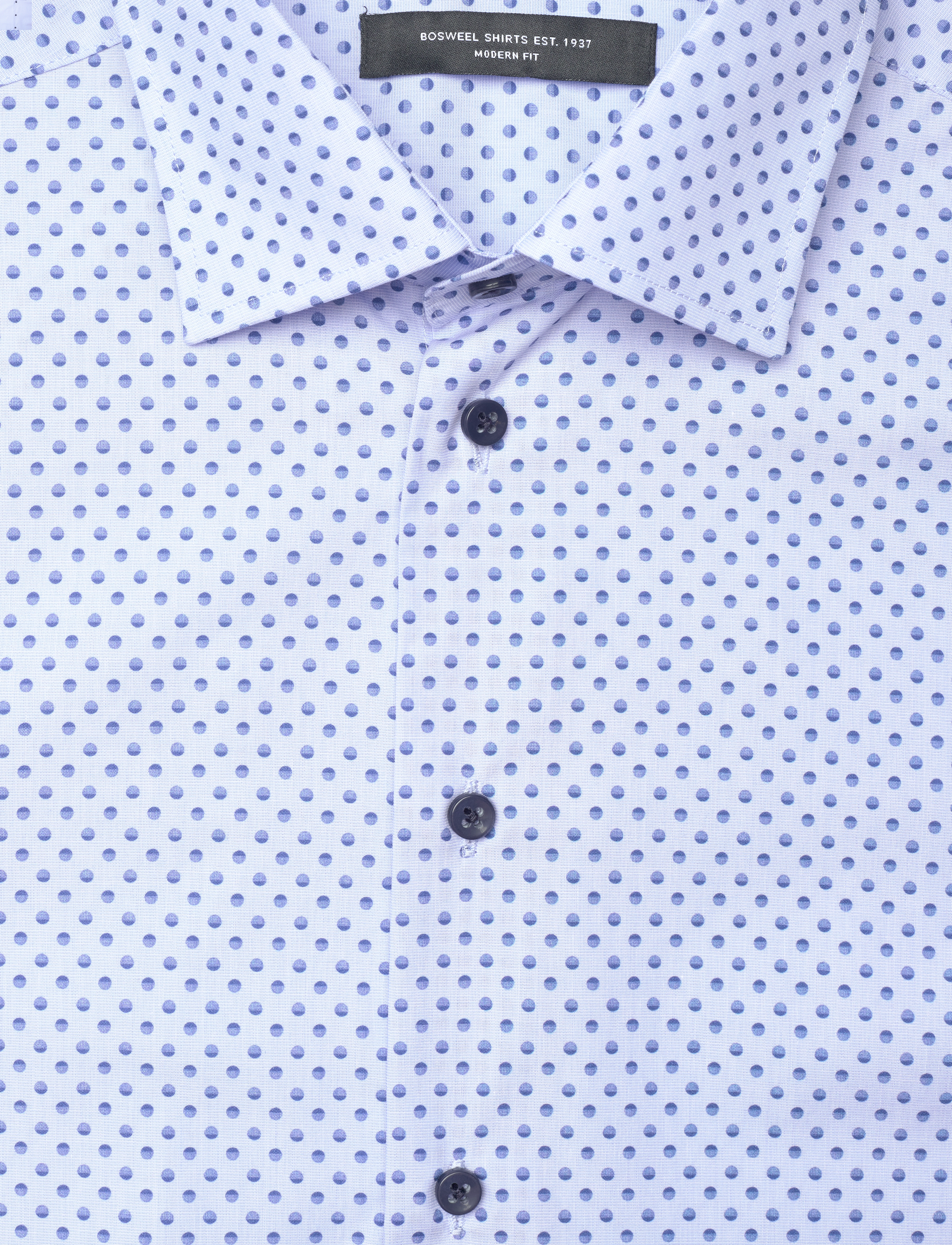 Bosweel Shirts Est. 1937 - Regular fit Mens shirt - blue - 2