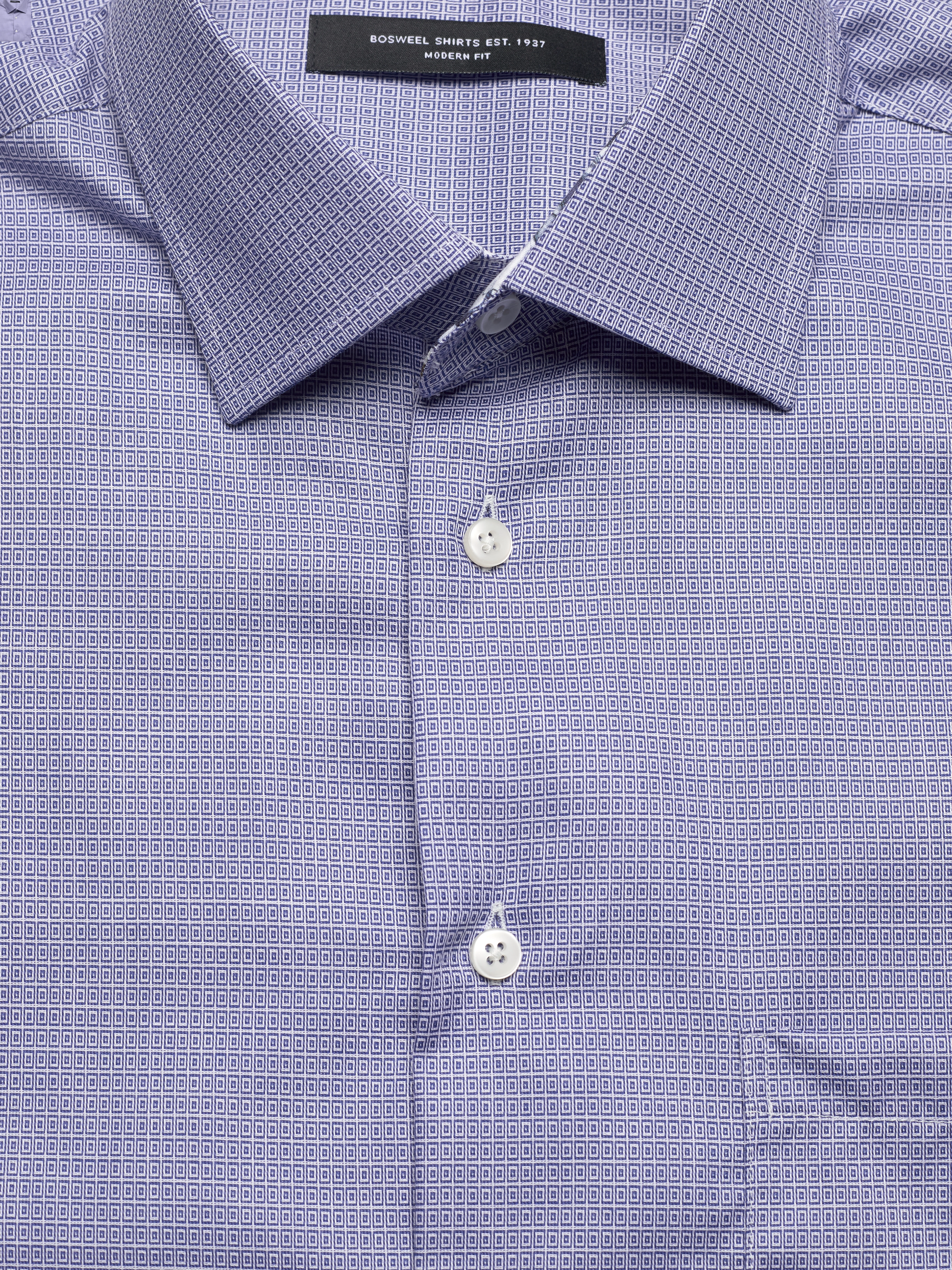 Bosweel Shirts Est. 1937 - Regular fit Mens shirt - blue - 2