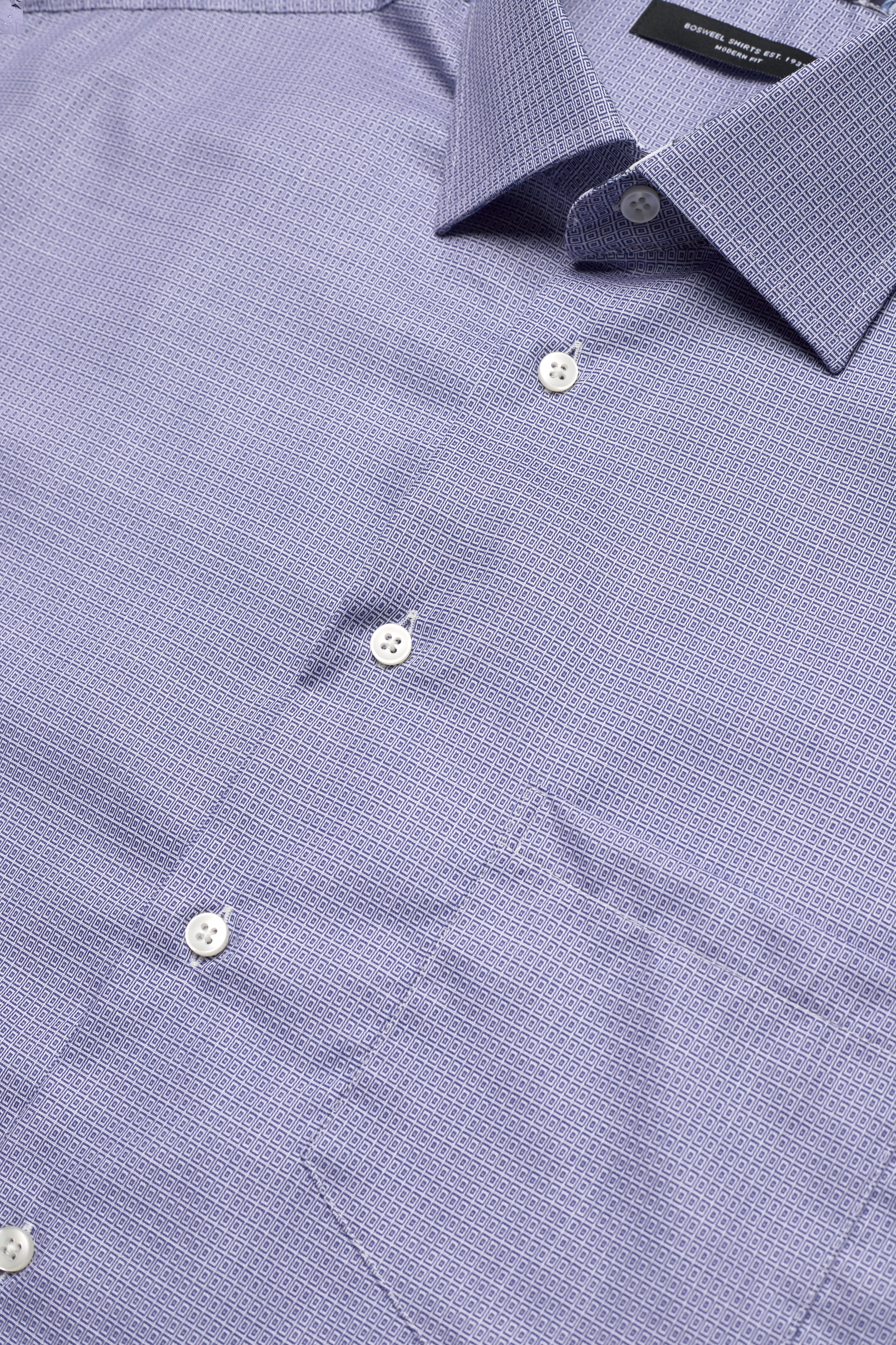 Bosweel Shirts Est. 1937 - Regular fit Mens shirt - blue - 3