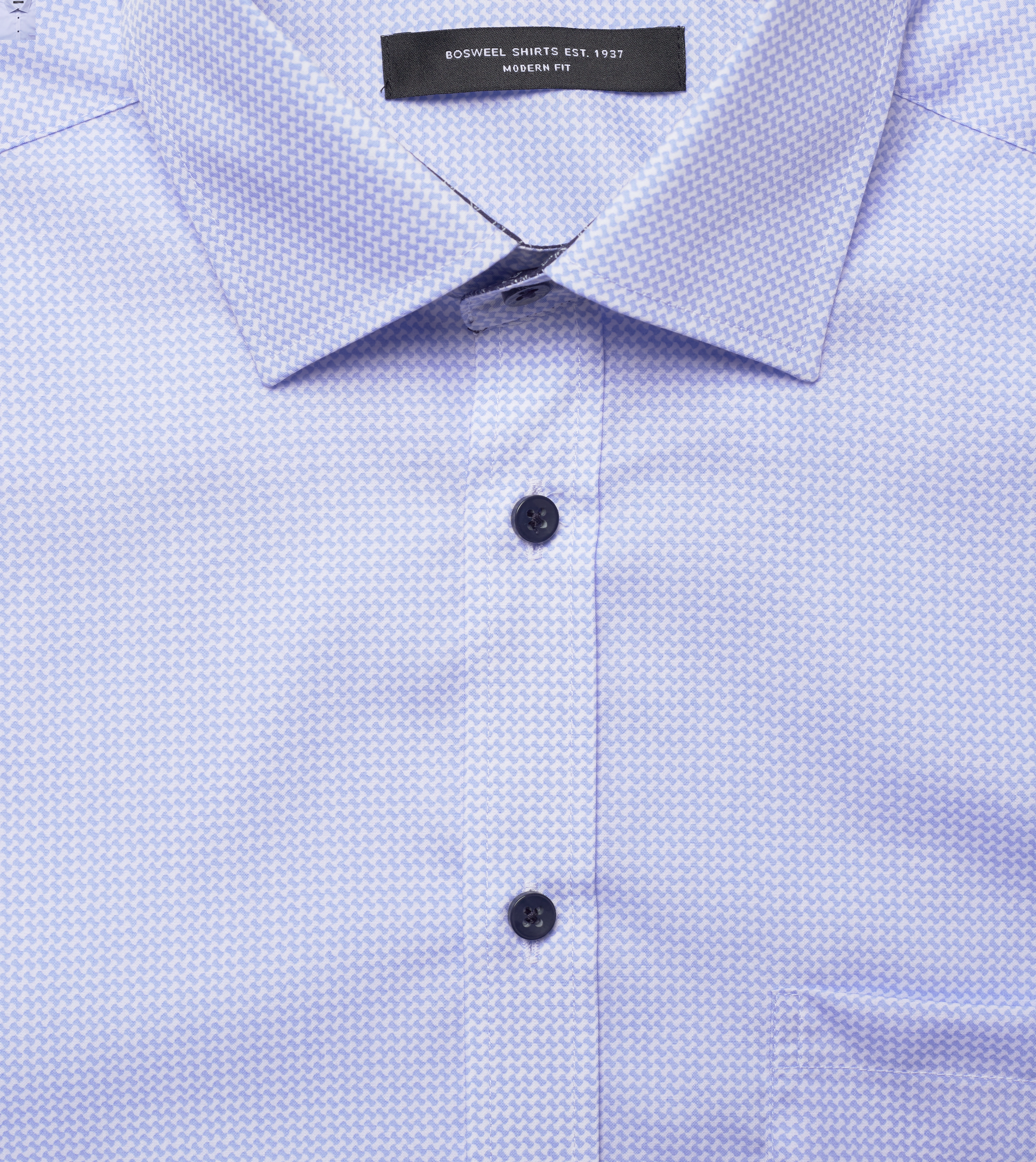 Bosweel Shirts Est. 1937 - Regular fit Mens shirt - light blue - 2