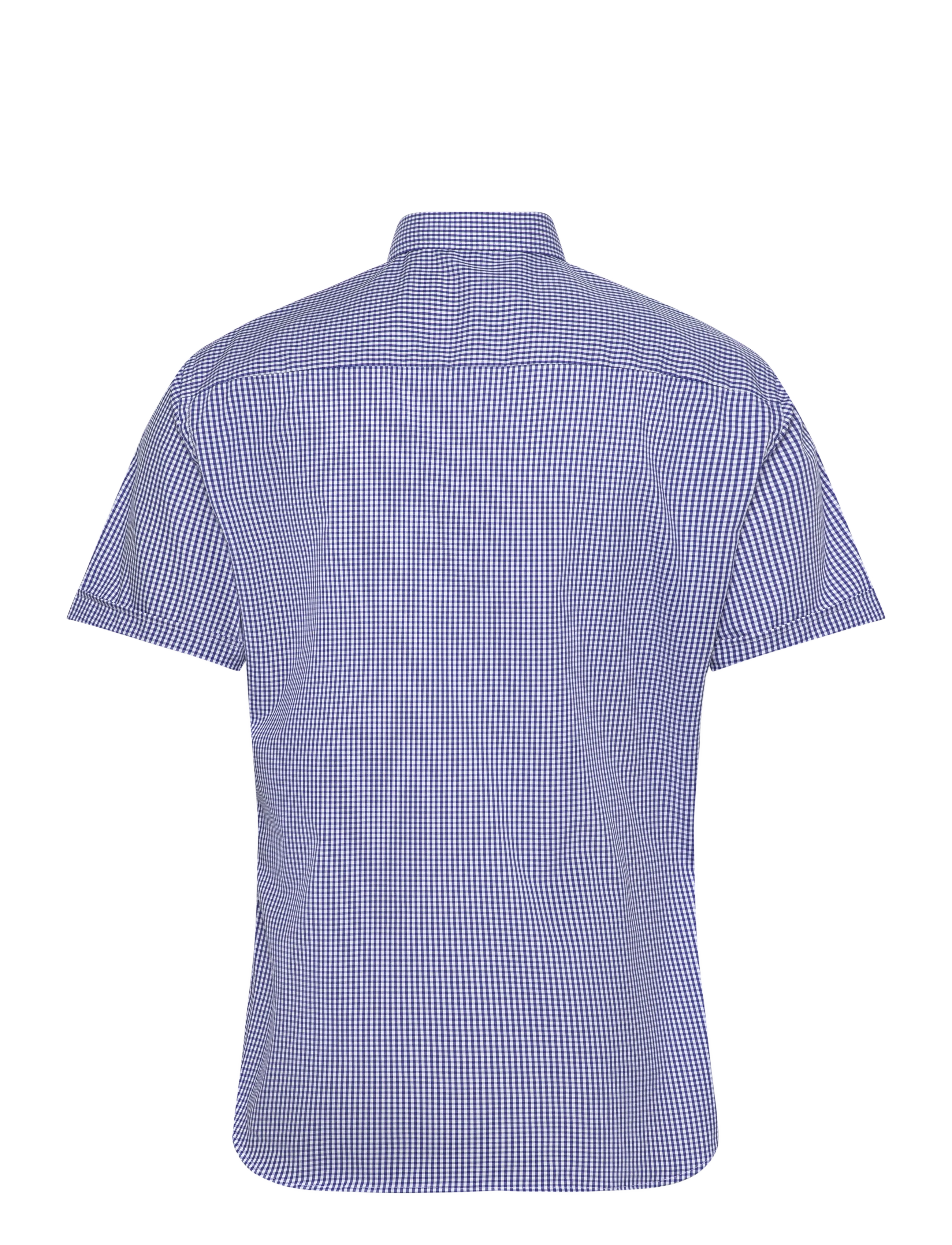 Bosweel Shirts Est. 1937 - Short sleeve Mens shirt - kortærmede skjorter - blue - 1
