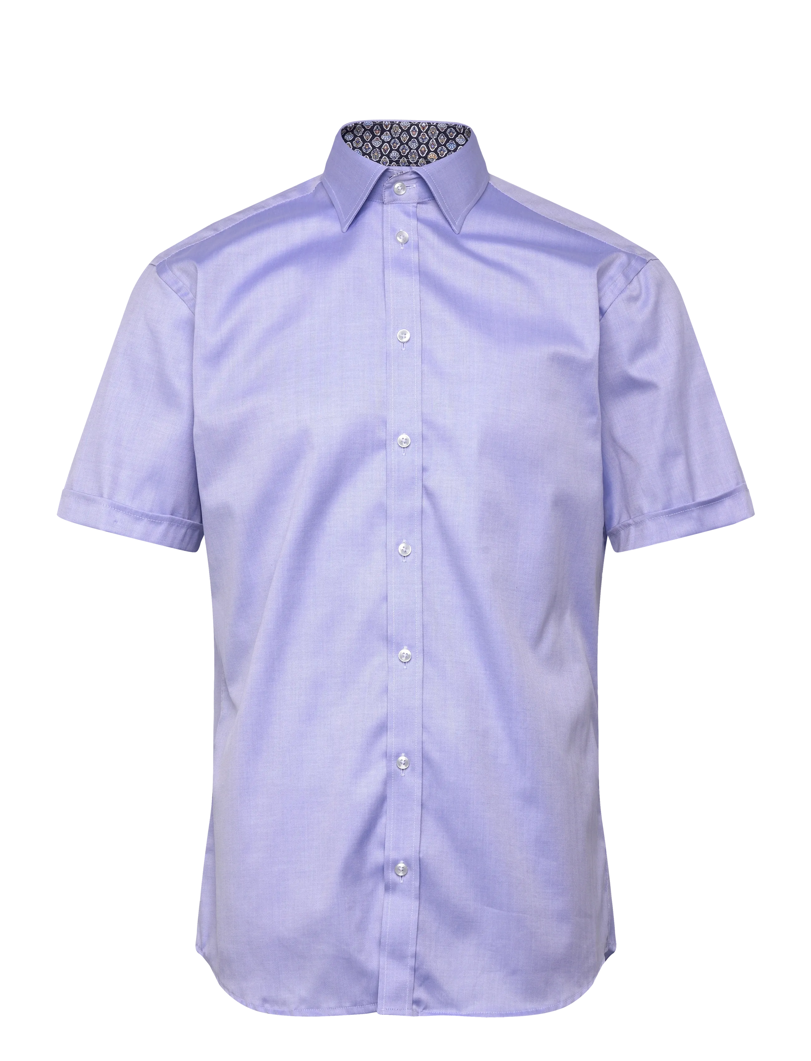 BOSWEEL Hemden EST. 1937 Kurz Sleeve Mens Shirt Blau - S - Herren