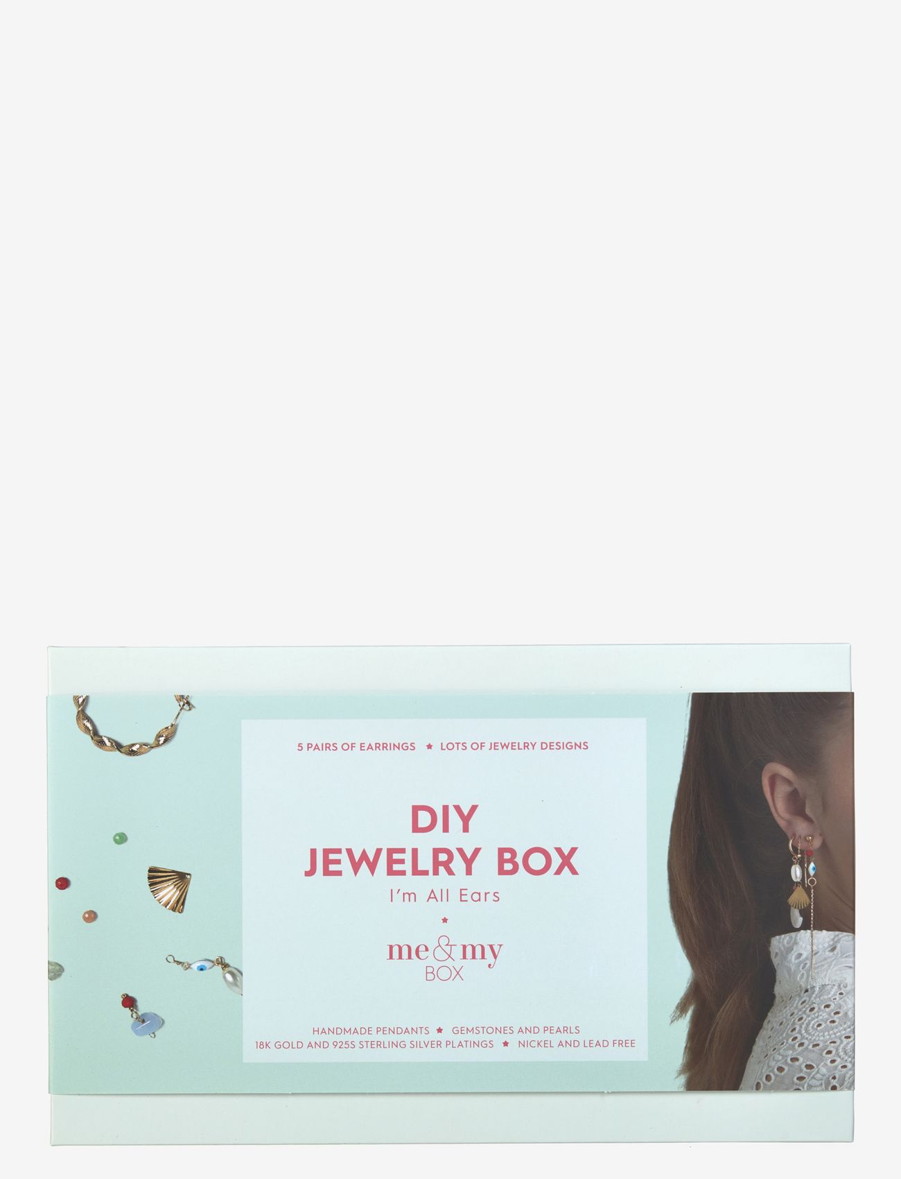 Me & My Box - I'm all Ears - øreringe box - box no 10 - jewellery & accessories - green - 0