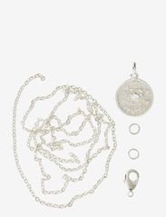 Zodiac coin pendant and chain set, Cancer - SILVER-CANCER