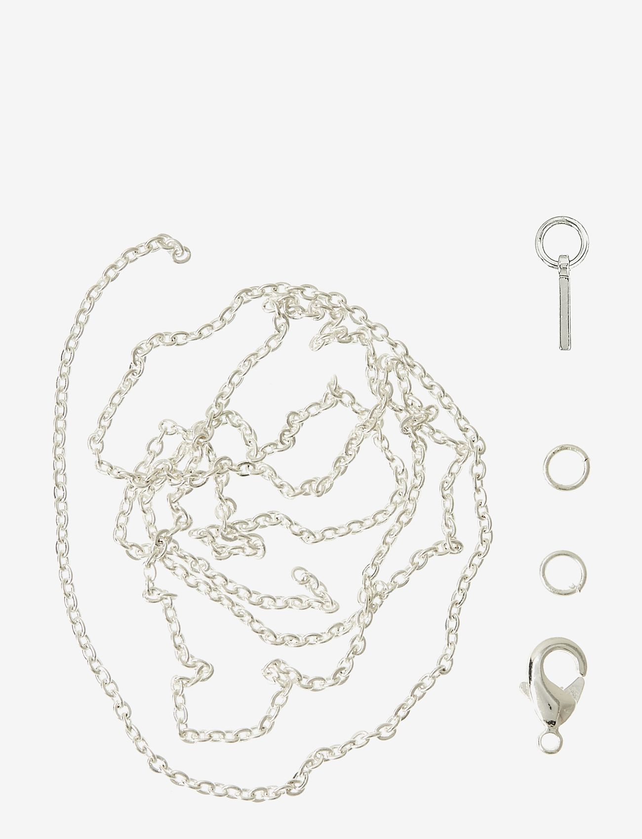 Me & My Box - Letter I SP with o-ring, chain and clasp - smykker & accessories - silver-i - 0