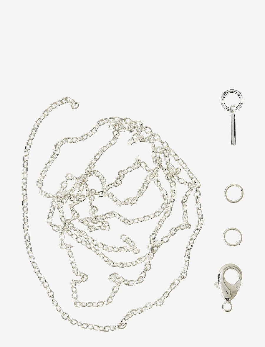 Me & My Box - Letter I SP with o-ring, chain and clasp - smycken & accessoarer - silver-i - 0
