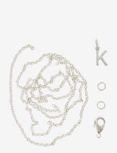 Letter K SP with o-ring, chain and clasp, Me & My Box