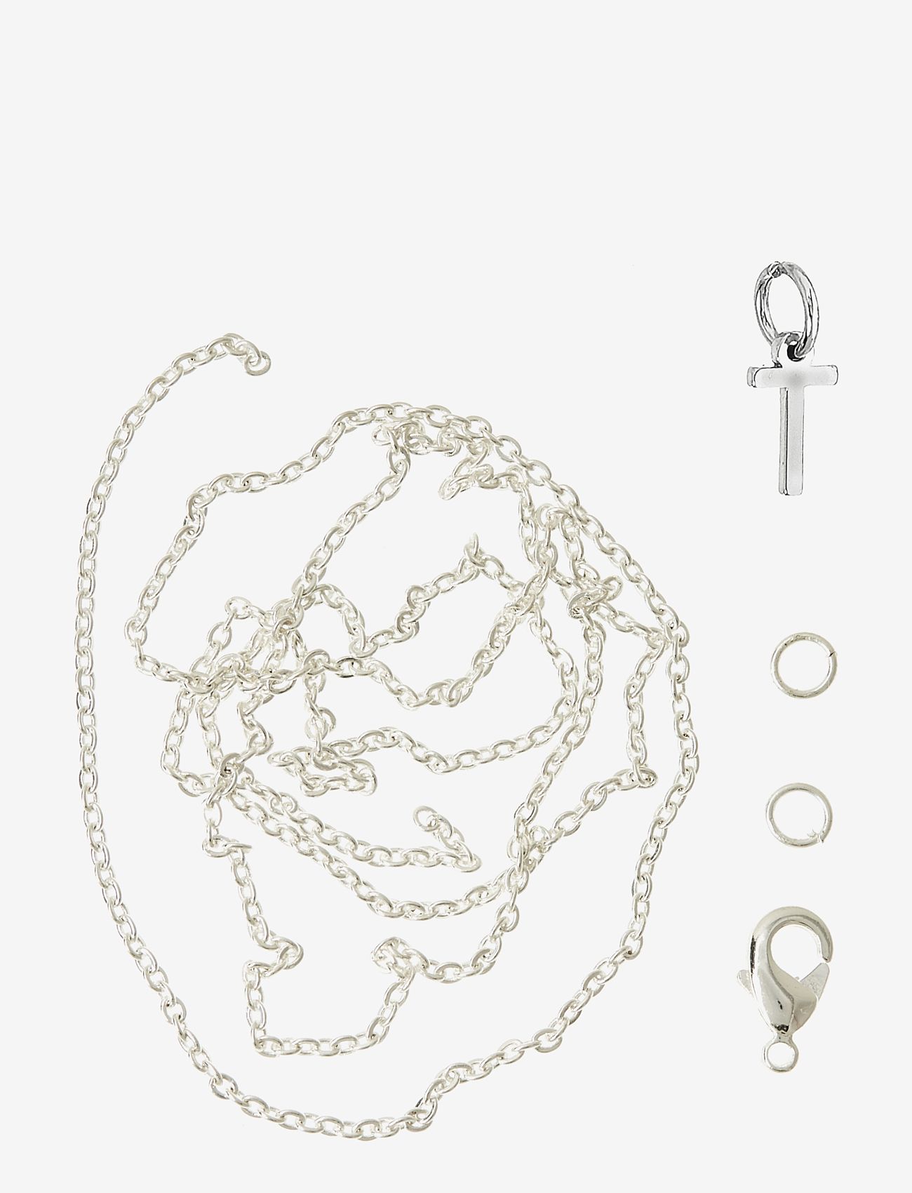 Me & My Box - Letter T SP with o-ring, chain and clasp - smycken & accessoarer - silver-t - 0