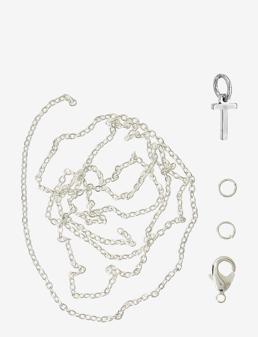 Me & My Box - Letter T SP with o-ring, chain and clasp - smycken & accessoarer - silver-t - 0