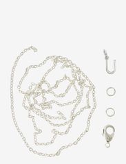 Letter U SP with o-ring, chain and clasp - SILVER-U