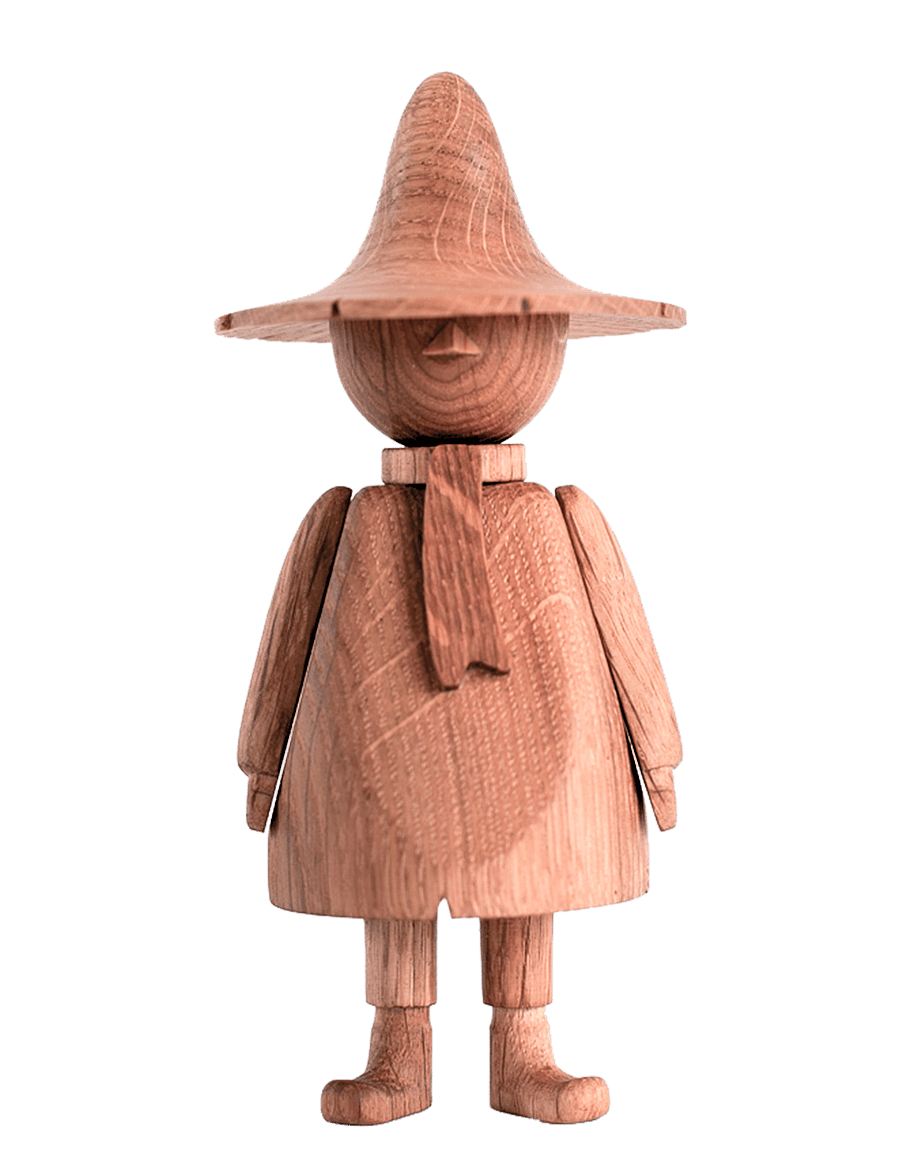 Boyhood - Moomin x SNUFKIN Oak Small - träfigurer - oak - 1