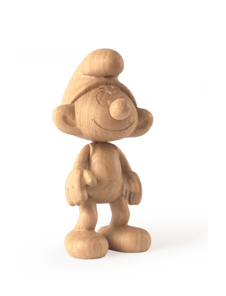 Boyhood - Smurfs x Wood Smurf Oak Small - oak - 3
