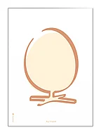Ægget Hvid - MULTI-COLORED
