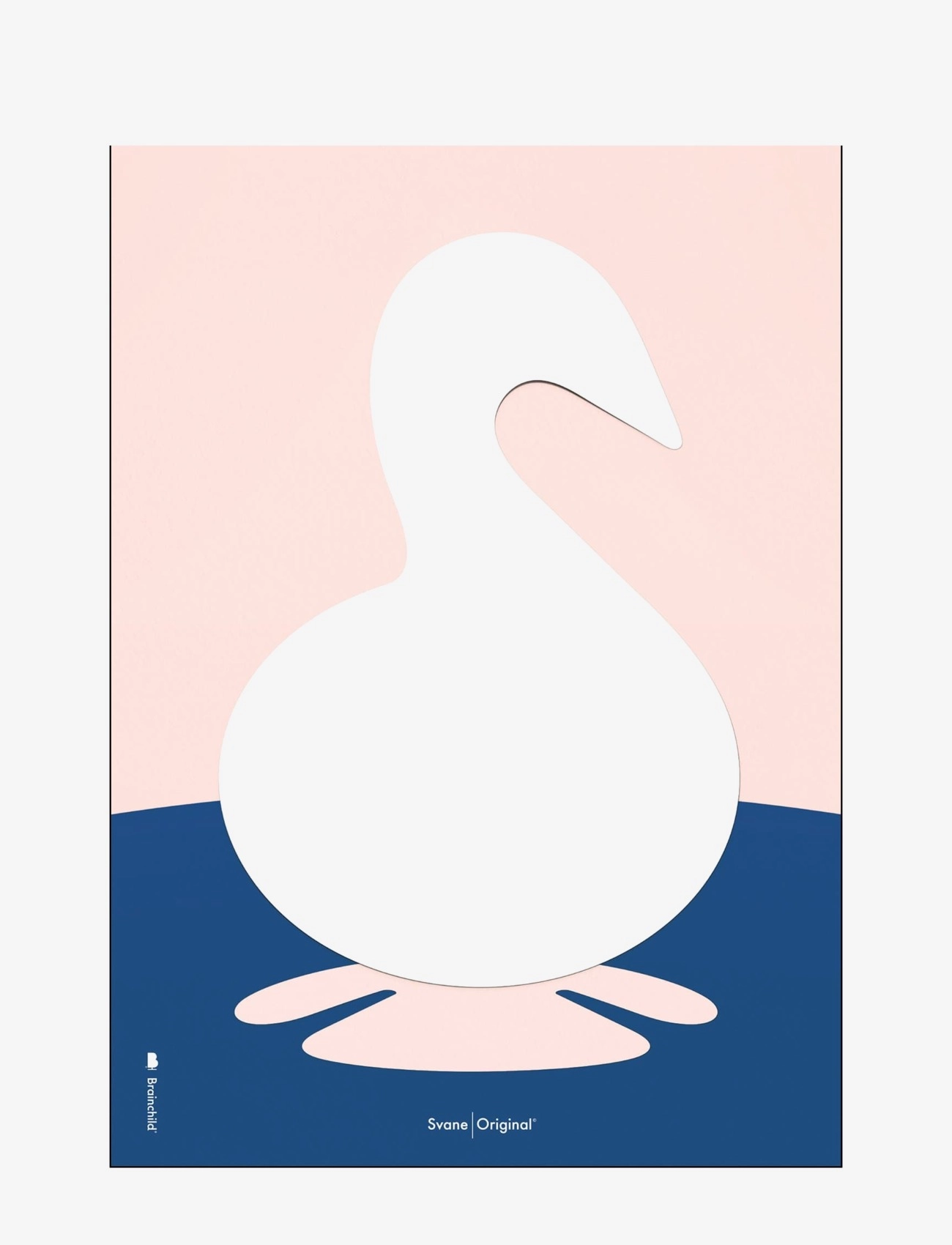 Brainchild The Swan pink parer clip - Brainchild - MULTI-COLORED / multi