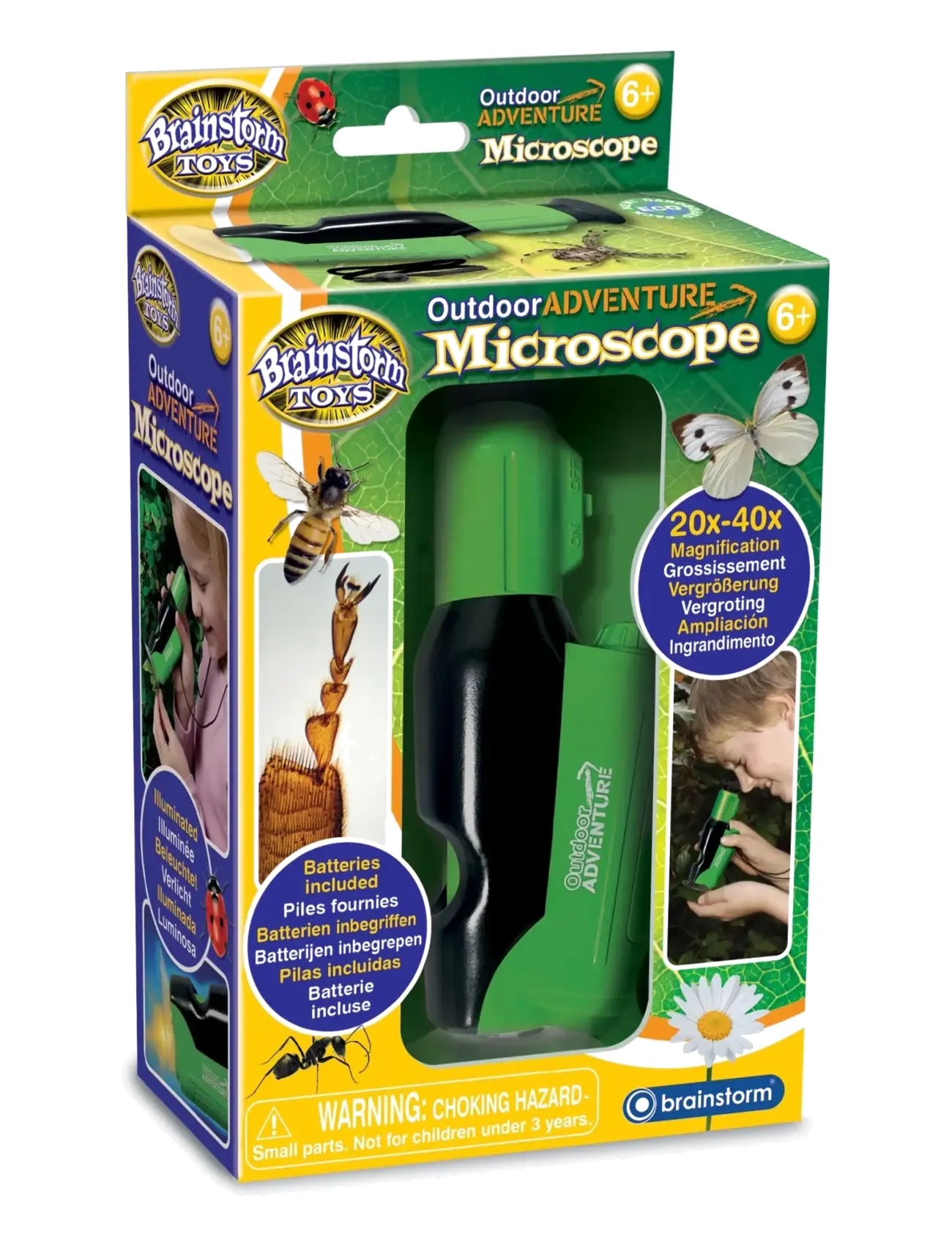 Brainstorm Brainstorm Outdoor Adventure Microscope - Leksaker - MULTI / green