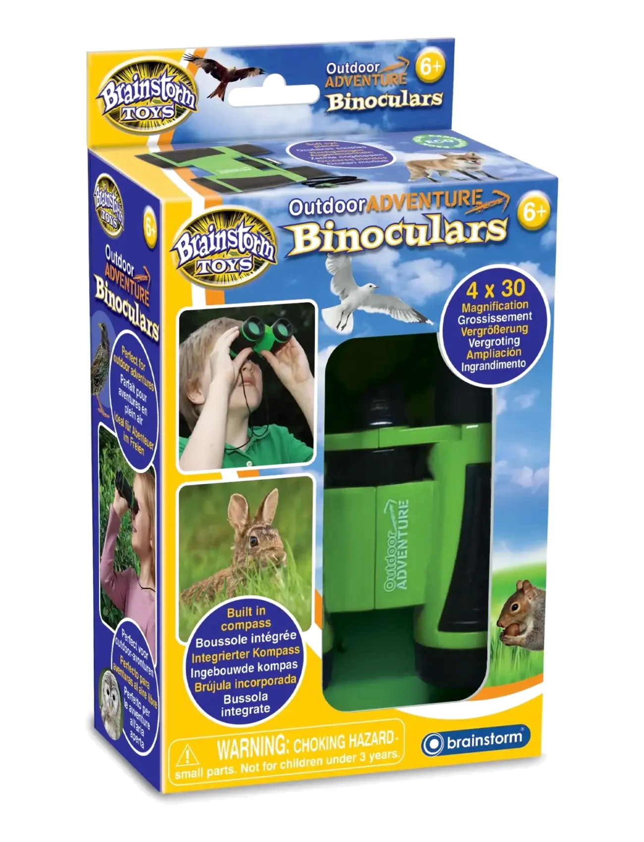 Brainstorm Brainstorm Outdoor Adventure Binoculars - Leksaker - MULTI / green
