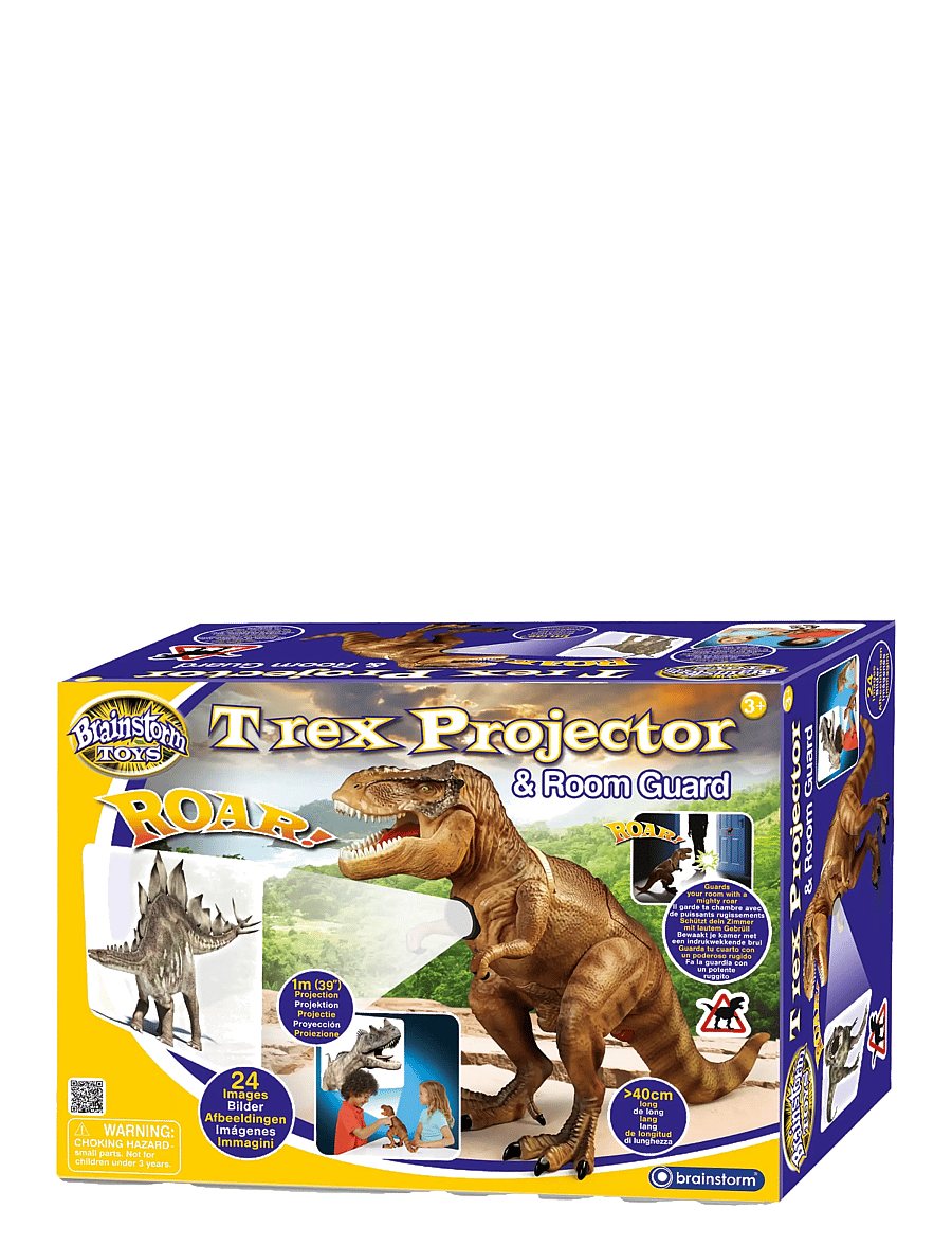 Brainstorm - Brainstorm T-Rex Projector & Room Guard - interaktive dyr - multi - 1