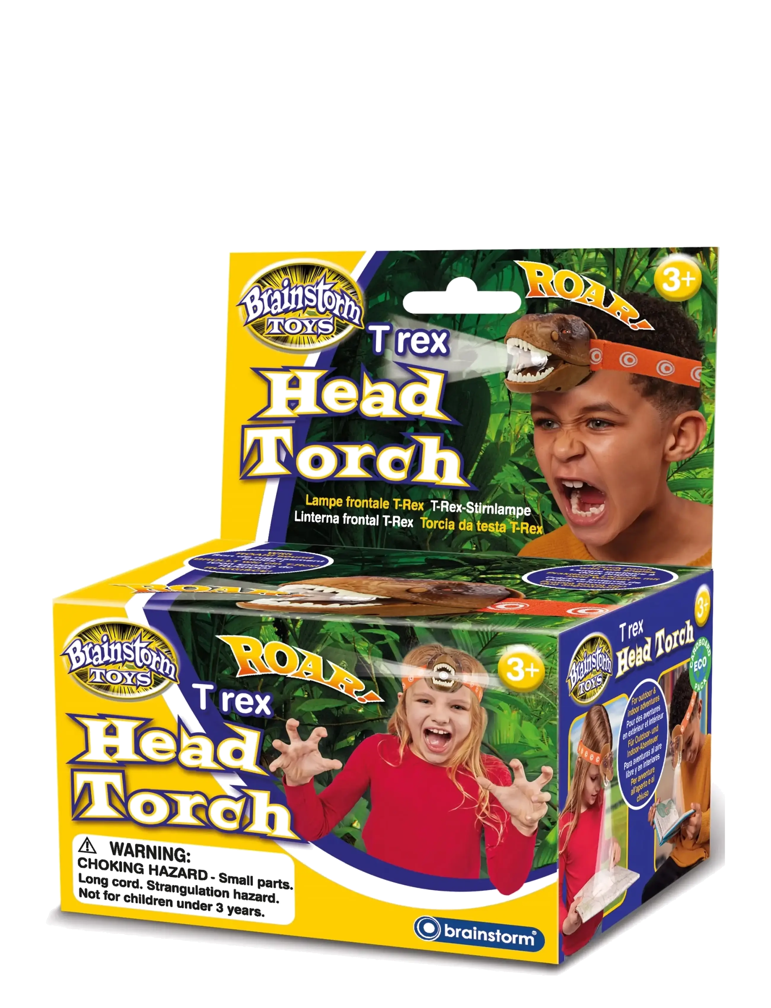 Brainstorm Brainstorm T-Rex Head Torch - Nyheter - MULTI / multi