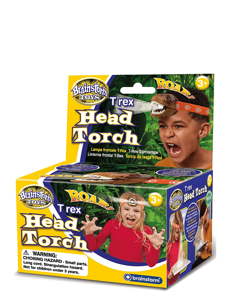 Brainstorm - Brainstorm T-Rex Head Torch - experiment & vetenskap - multi - 1