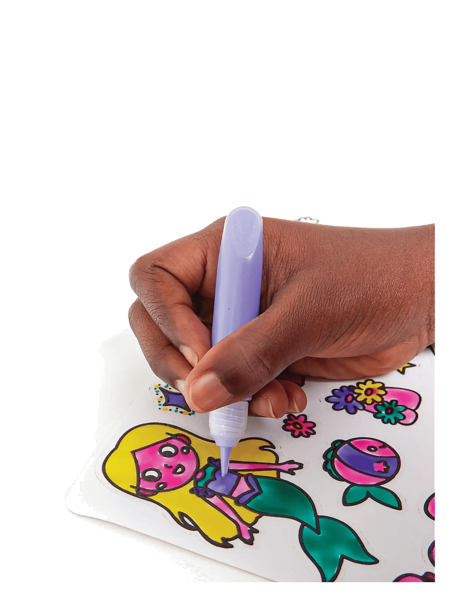 Brainstorm - Brainstorm Colour Your Own Stickers - Fairytale - male- & kreabøger - muti - 2