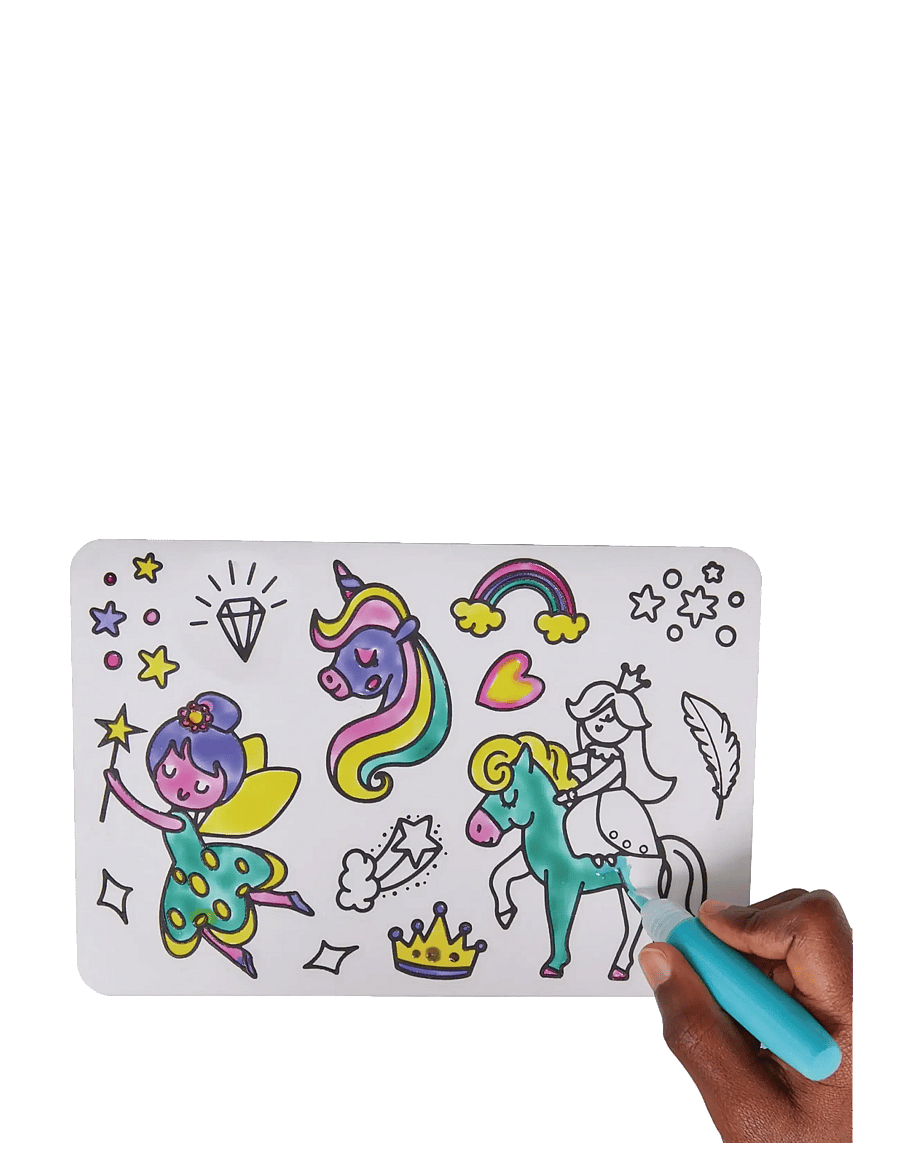 Brainstorm - Brainstorm Colour Your Own Stickers - Fairytale - male- & kreabøger - muti - 3