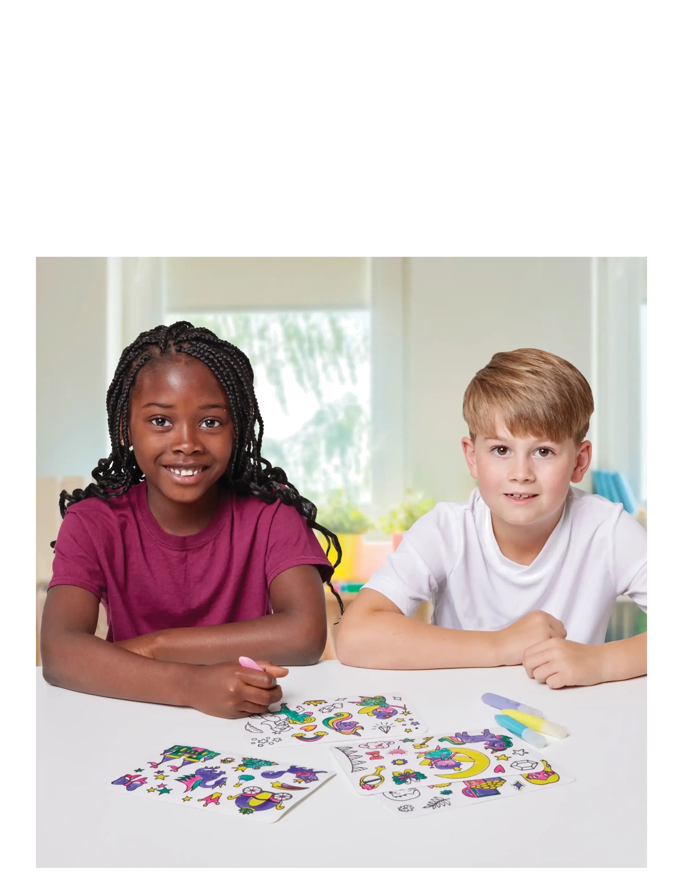 Brainstorm - Brainstorm Colour Your Own Stickers - Fairytale - male- & kreabøger - muti - 4