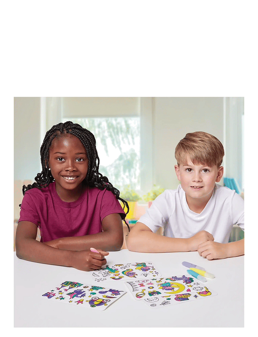 Brainstorm - Brainstorm Colour Your Own Stickers - Fairytale - male- & kreabøger - muti - 4