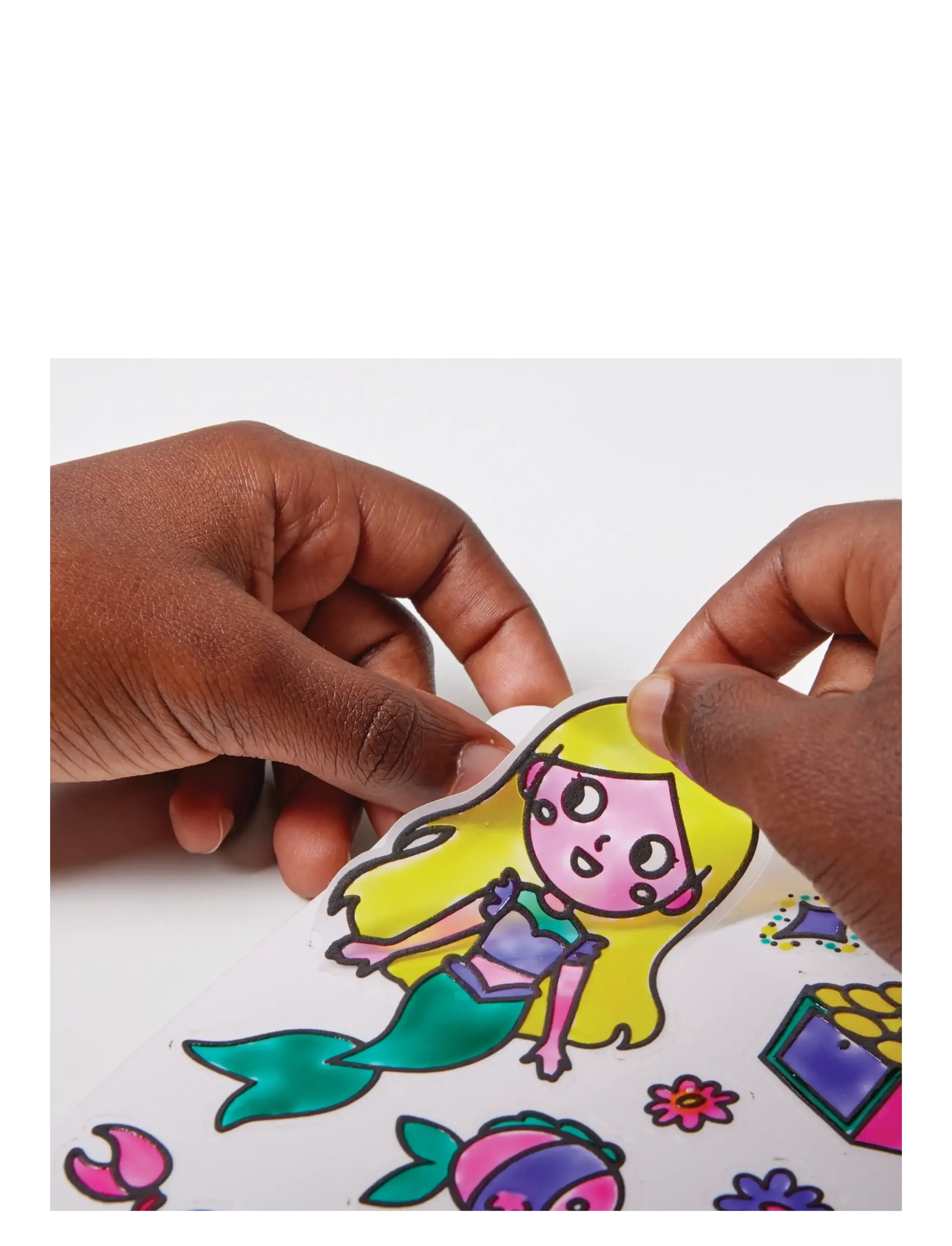 Brainstorm - Brainstorm Colour Your Own Stickers - Fairytale - male- & kreabøger - muti - 5
