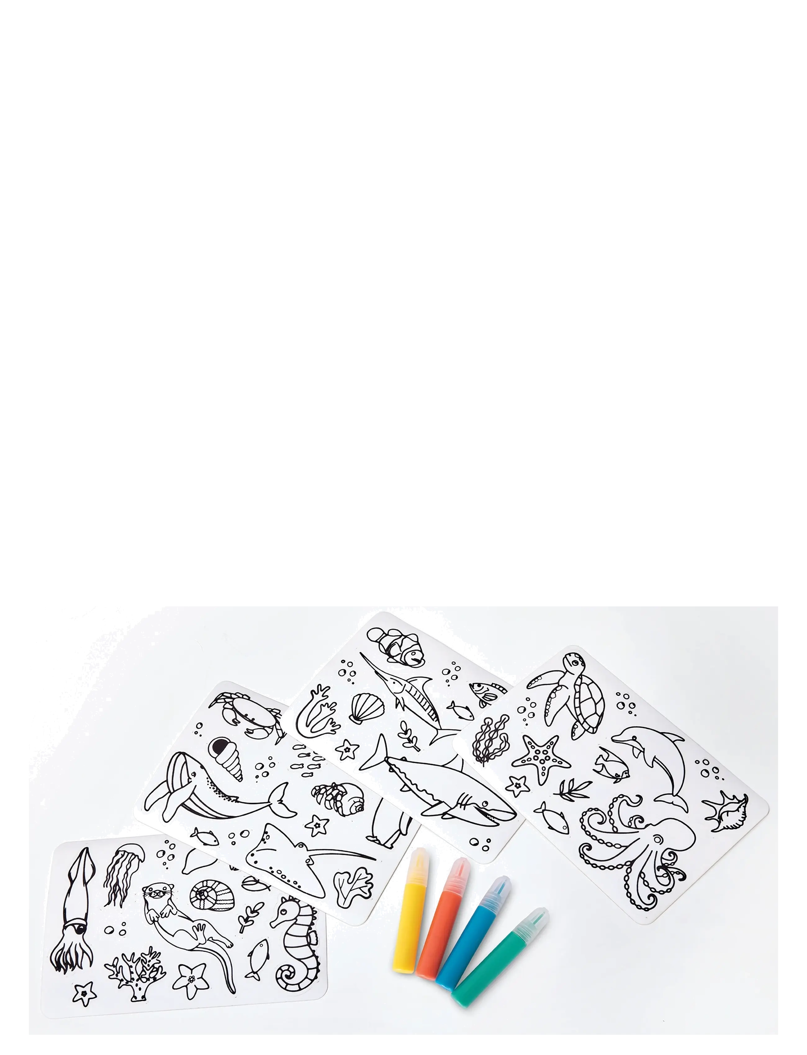 Brainstorm - Brainstorm Colour Your Own Stickers- Sea Creatures - muti - 1