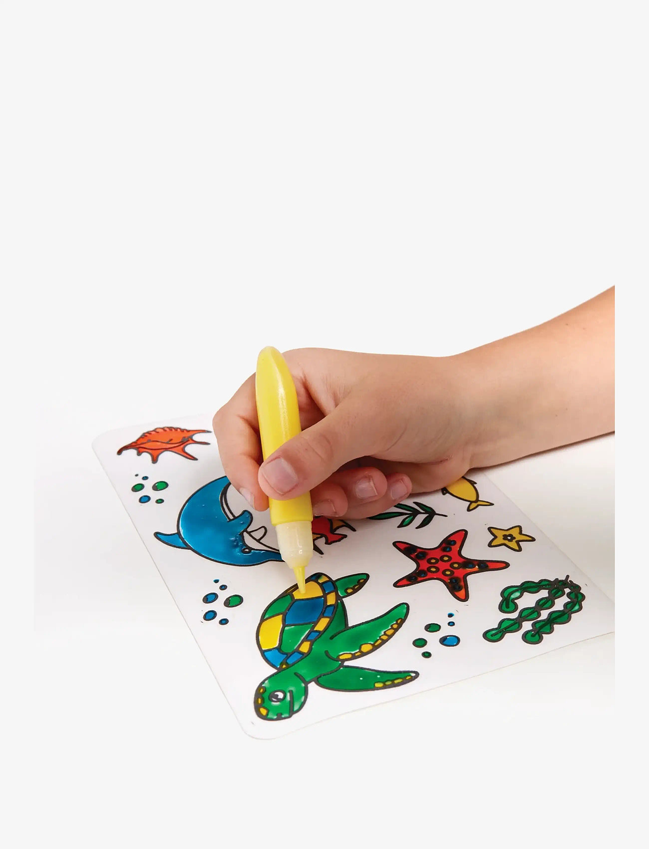 Brainstorm - Brainstorm Colour Your Own Stickers- Sea Creatures - male- & kreabøger - muti - 2