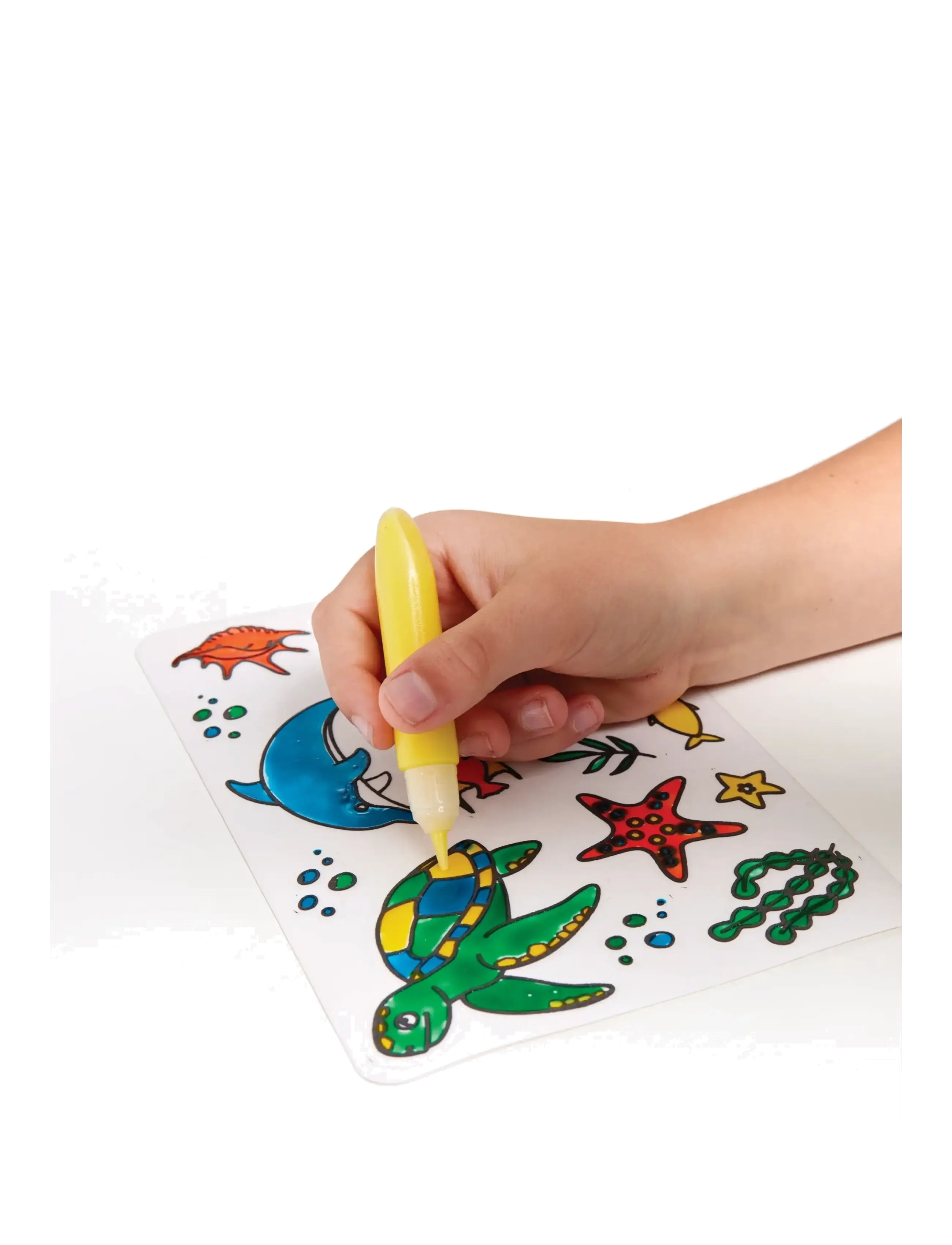 Brainstorm - Brainstorm Colour Your Own Stickers- Sea Creatures - muti - 2