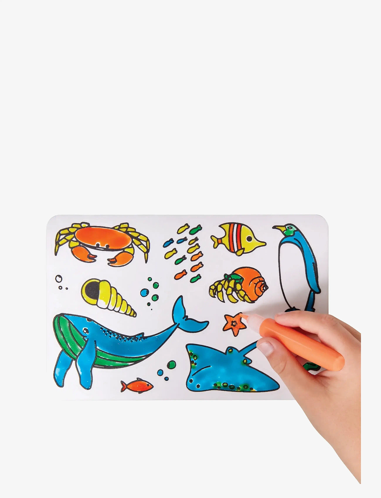 Brainstorm - Brainstorm Colour Your Own Stickers- Sea Creatures - male- & kreabøger - muti - 3