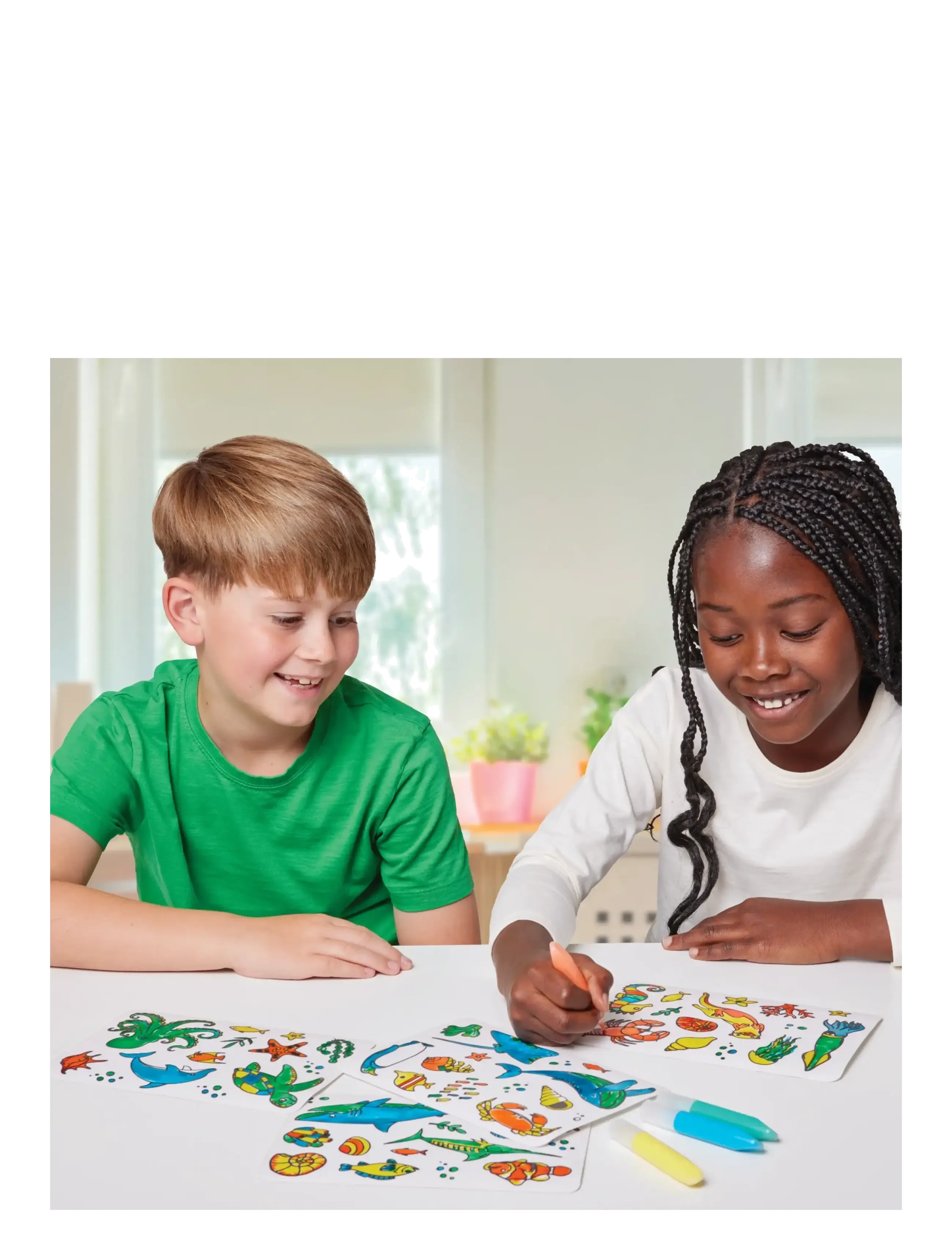 Brainstorm - Brainstorm Colour Your Own Stickers- Sea Creatures - muti - 4