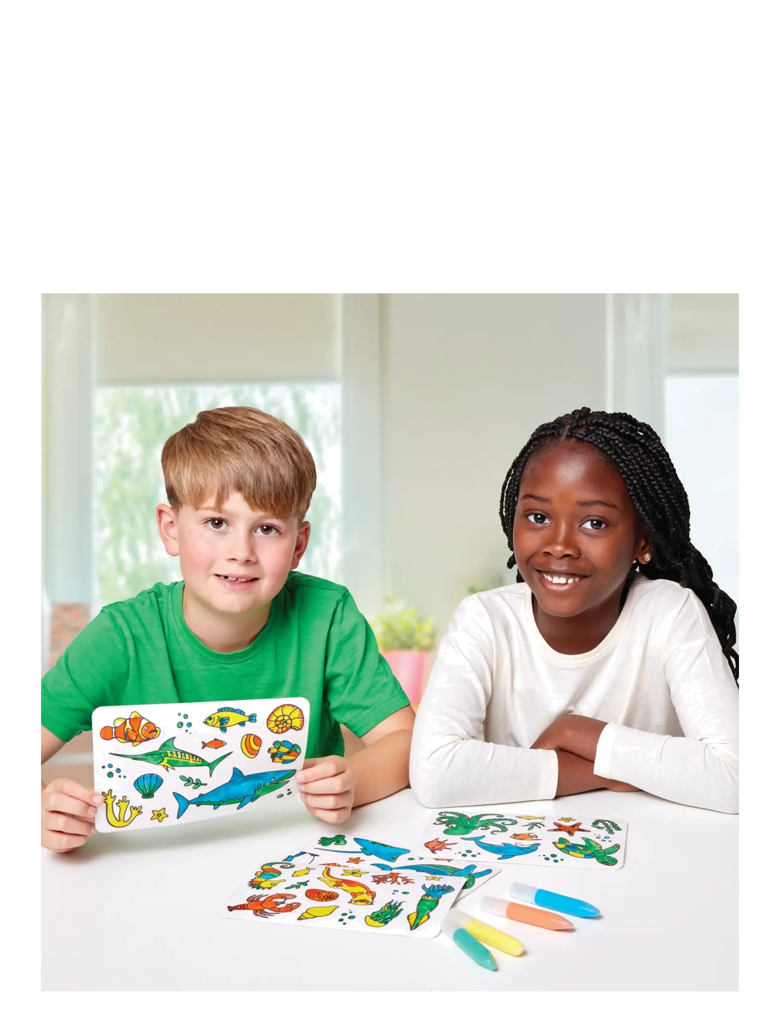 Brainstorm - Brainstorm Colour Your Own Stickers- Sea Creatures - muti - 5