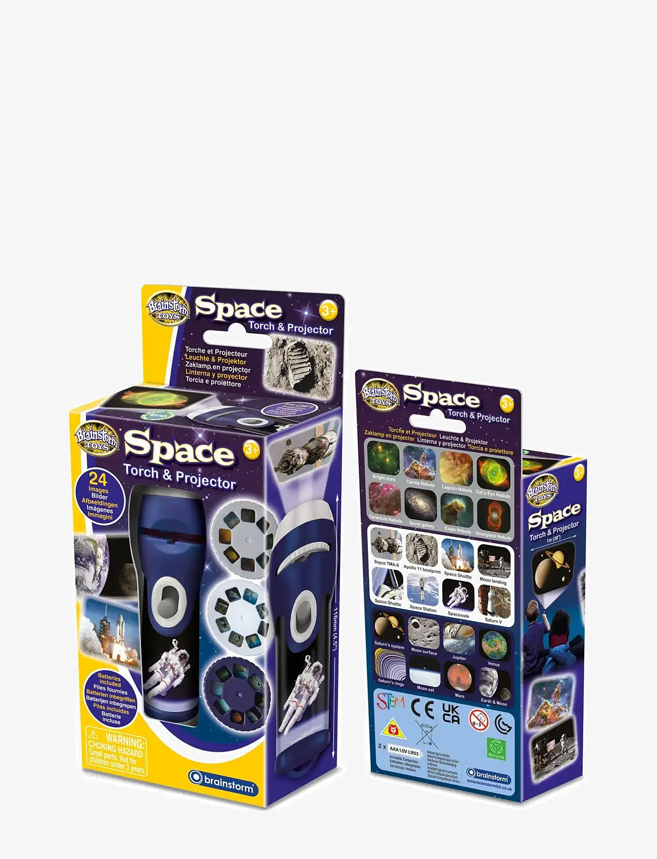Brainstorm - Brainstorm Space Torch & Projector - laveste priser - muti - 0