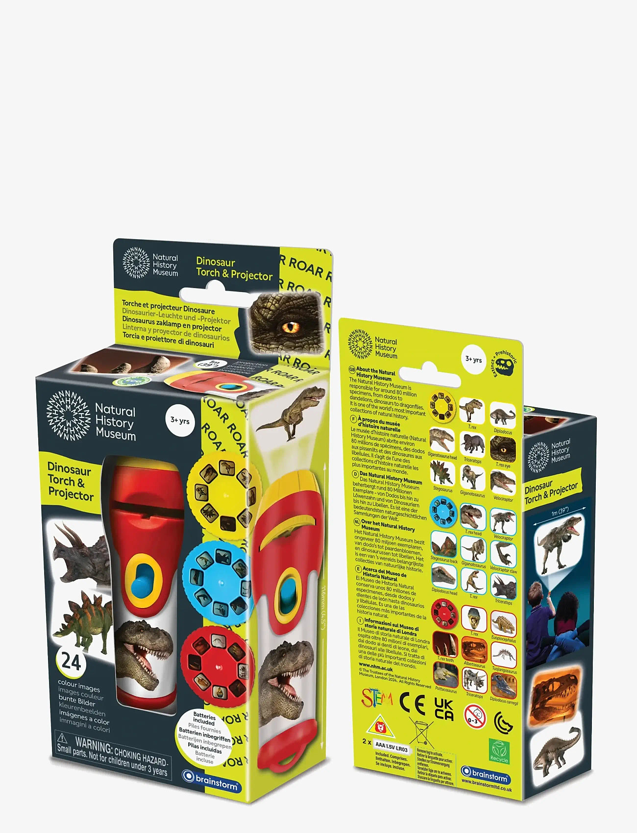Brainstorm - Brainstorm Dinosaur Torch & Projector - muti - 2