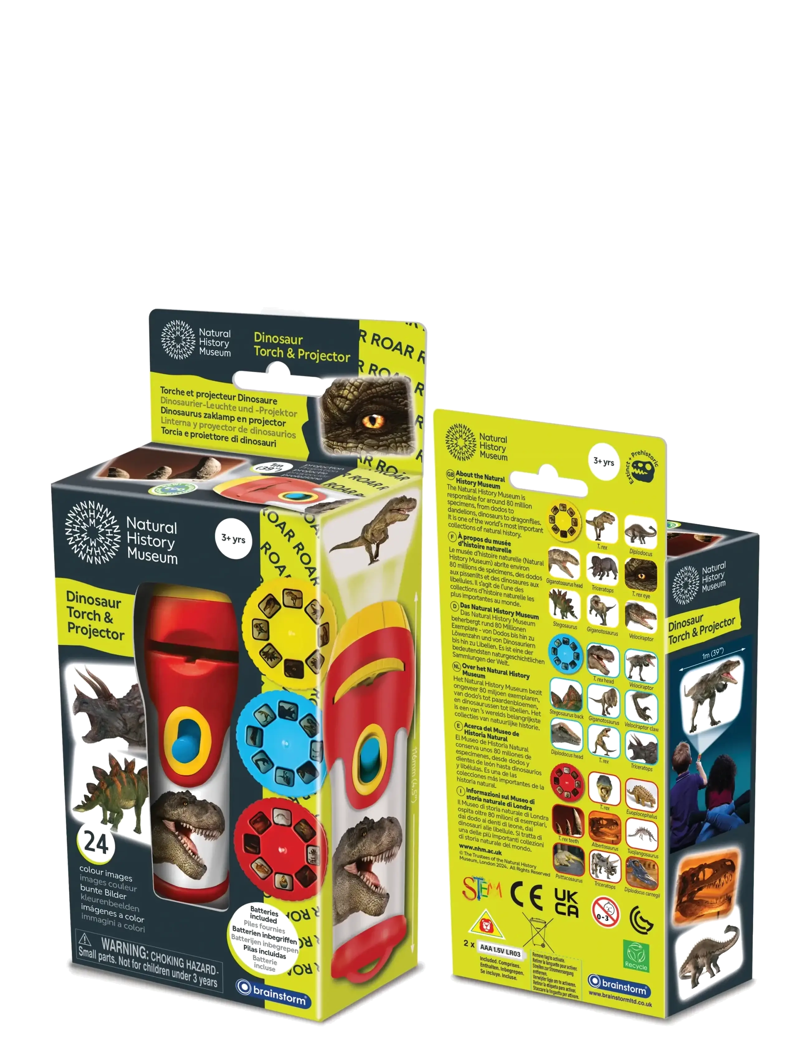Brainstorm - Brainstorm Dinosaur Torch & Projector - muti - 2
