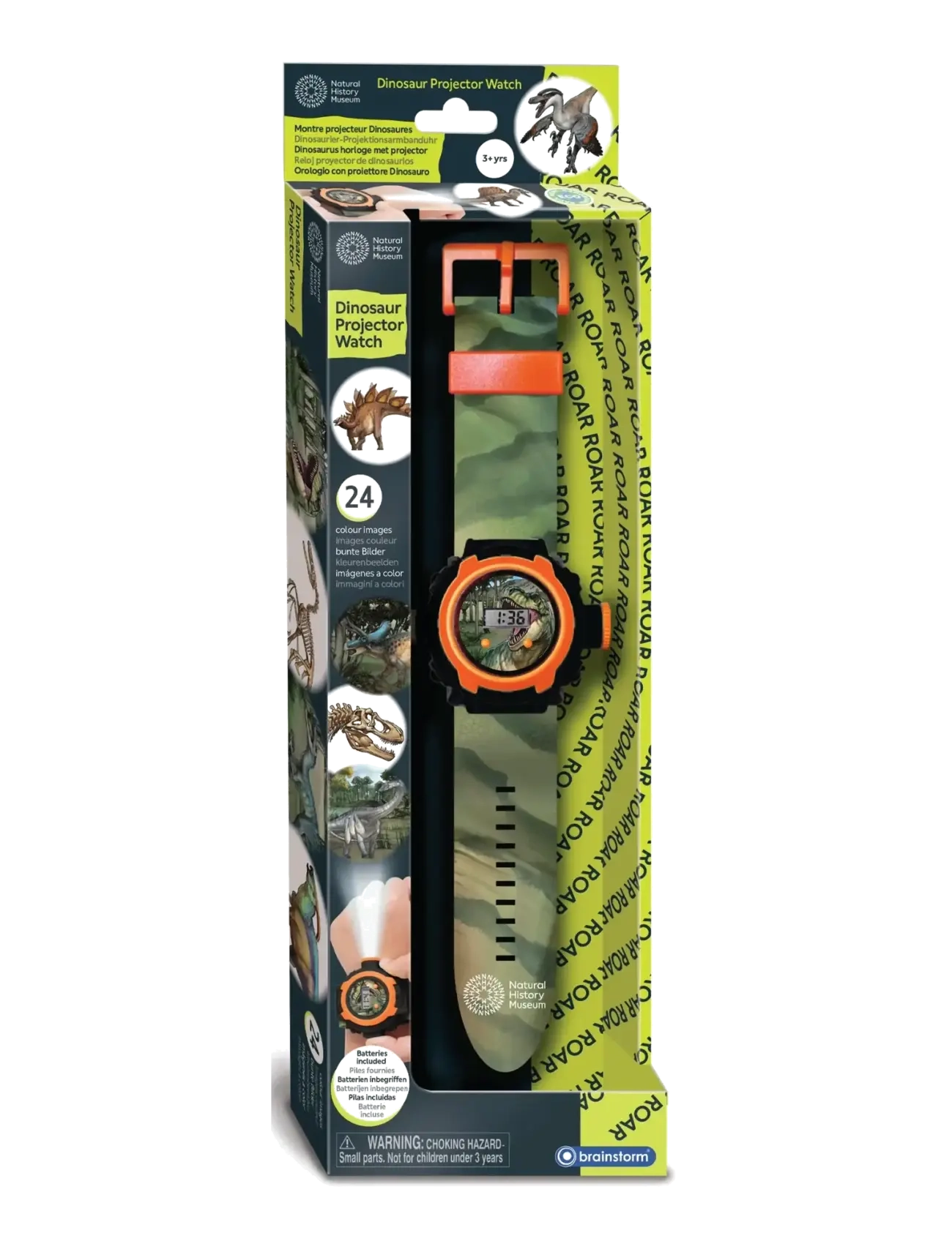 Brainstorm Brainstorm Dinosaur Projector Watch, One Size, Green, Educational Legetøj > Interactive Legetøj, Børn